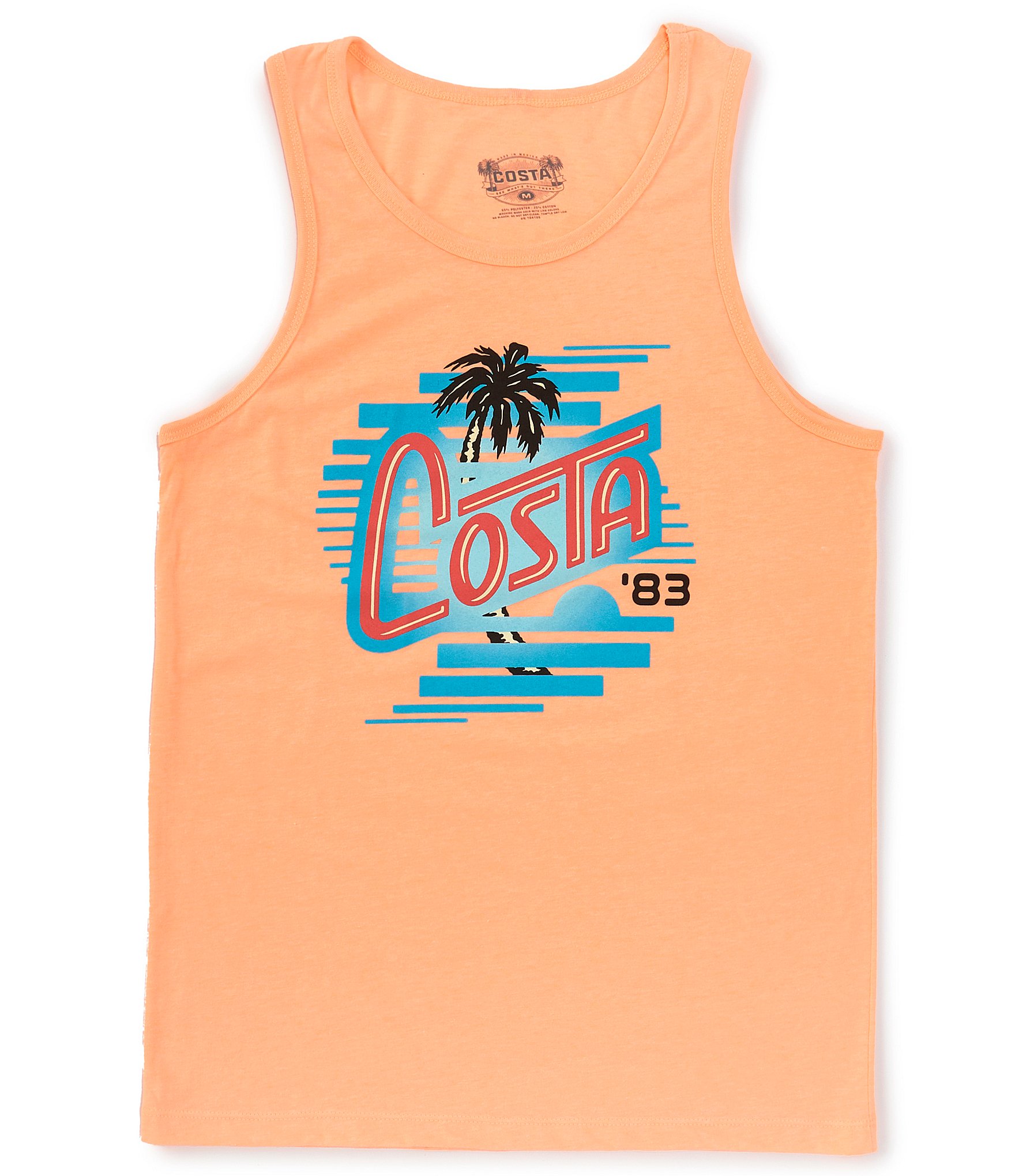 Costa Sleeveless Rad Palm Graphic Tank