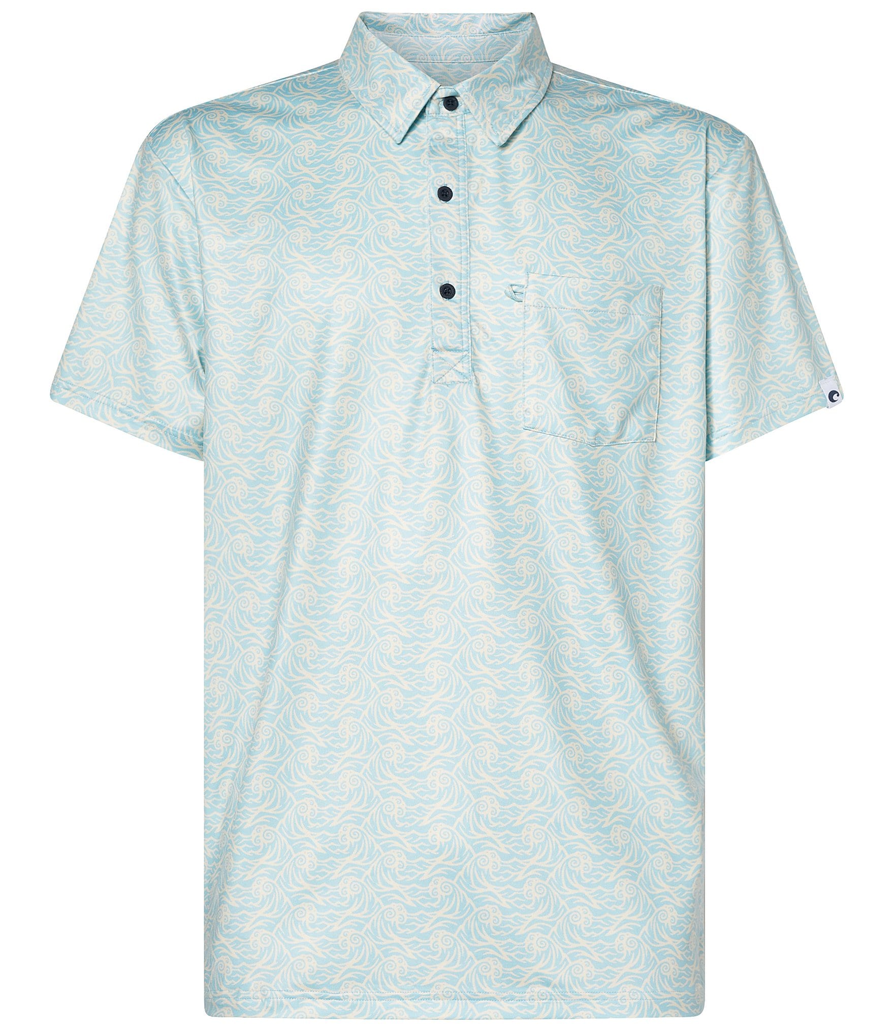 Costa Voyager Short Sleeve Printed Polo Shirt