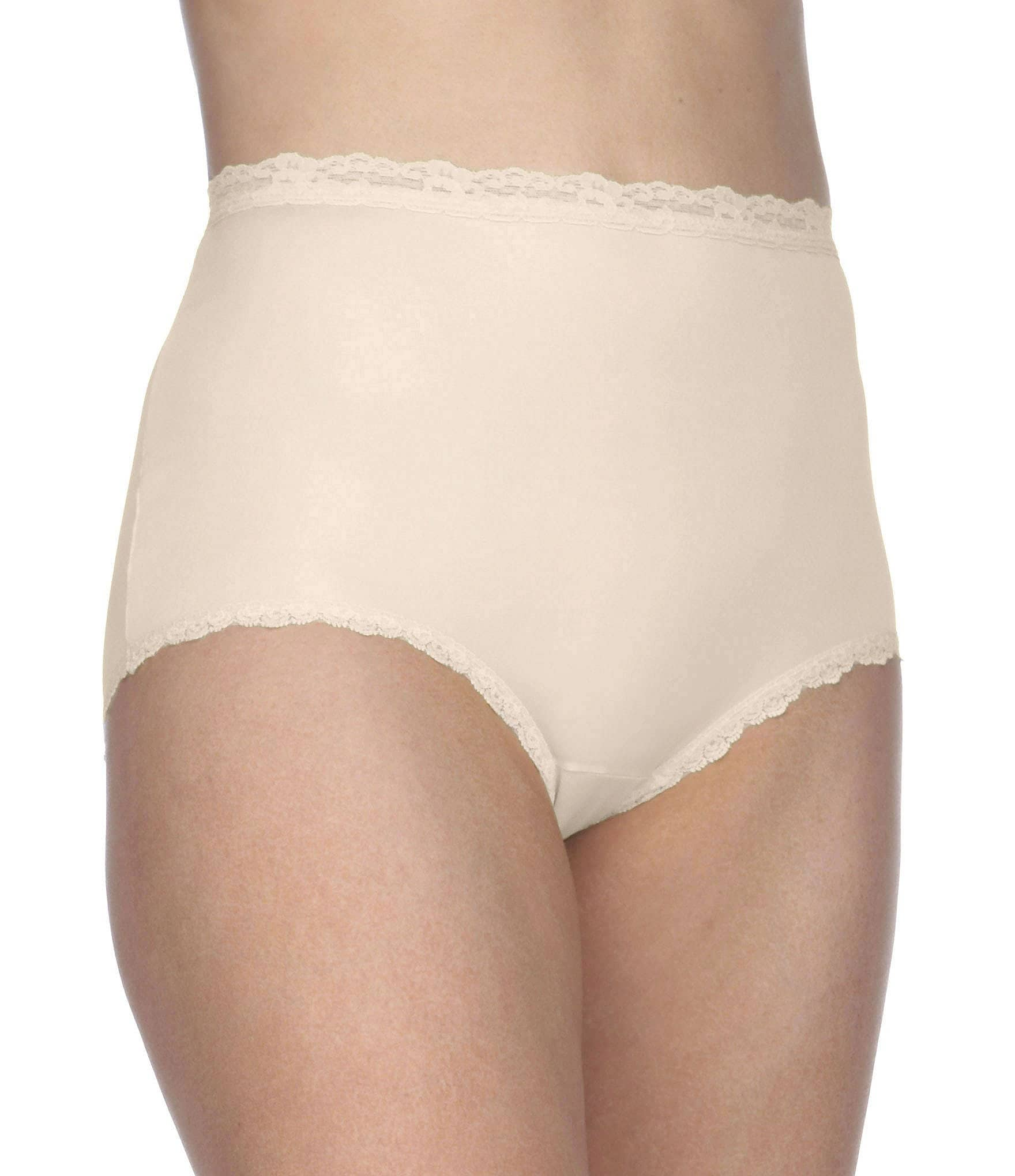 Cotillion Nylon Lace-Trim Brief