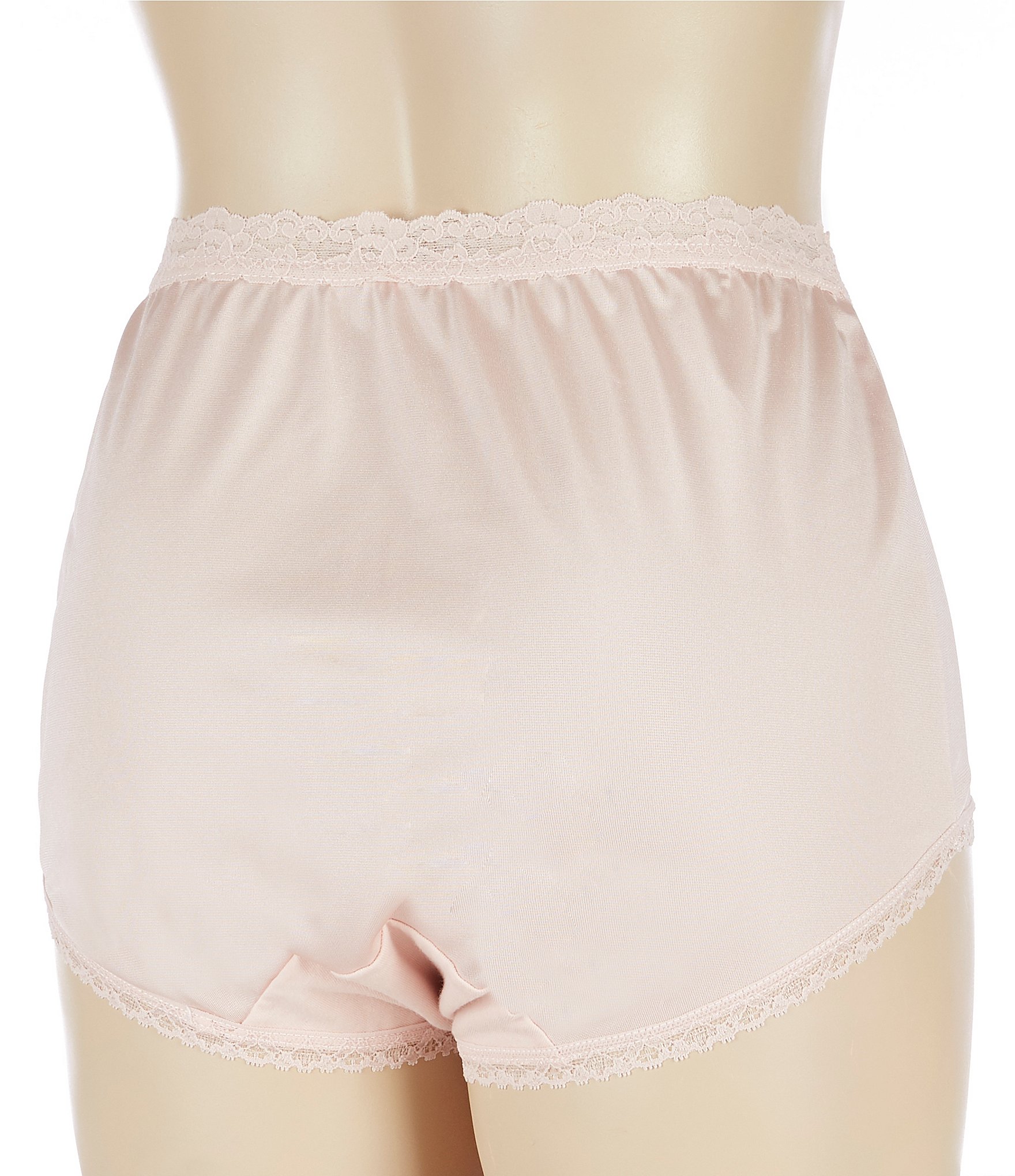 Cotillion Nylon Lace-Trim Brief