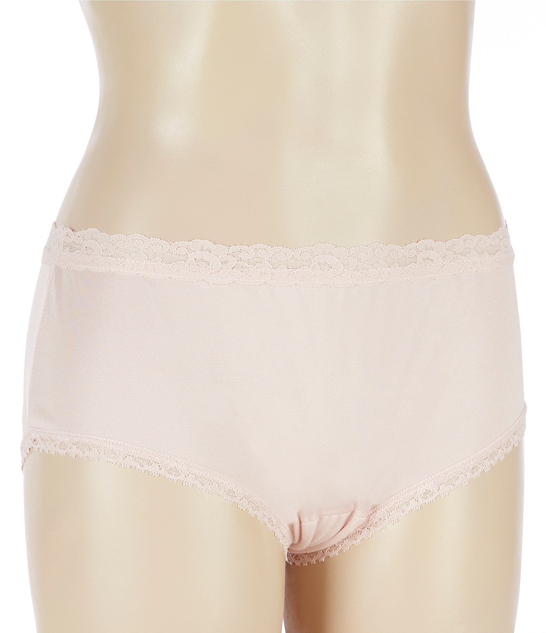 Cotillion Nylon Lace-Trim Hipster Panty