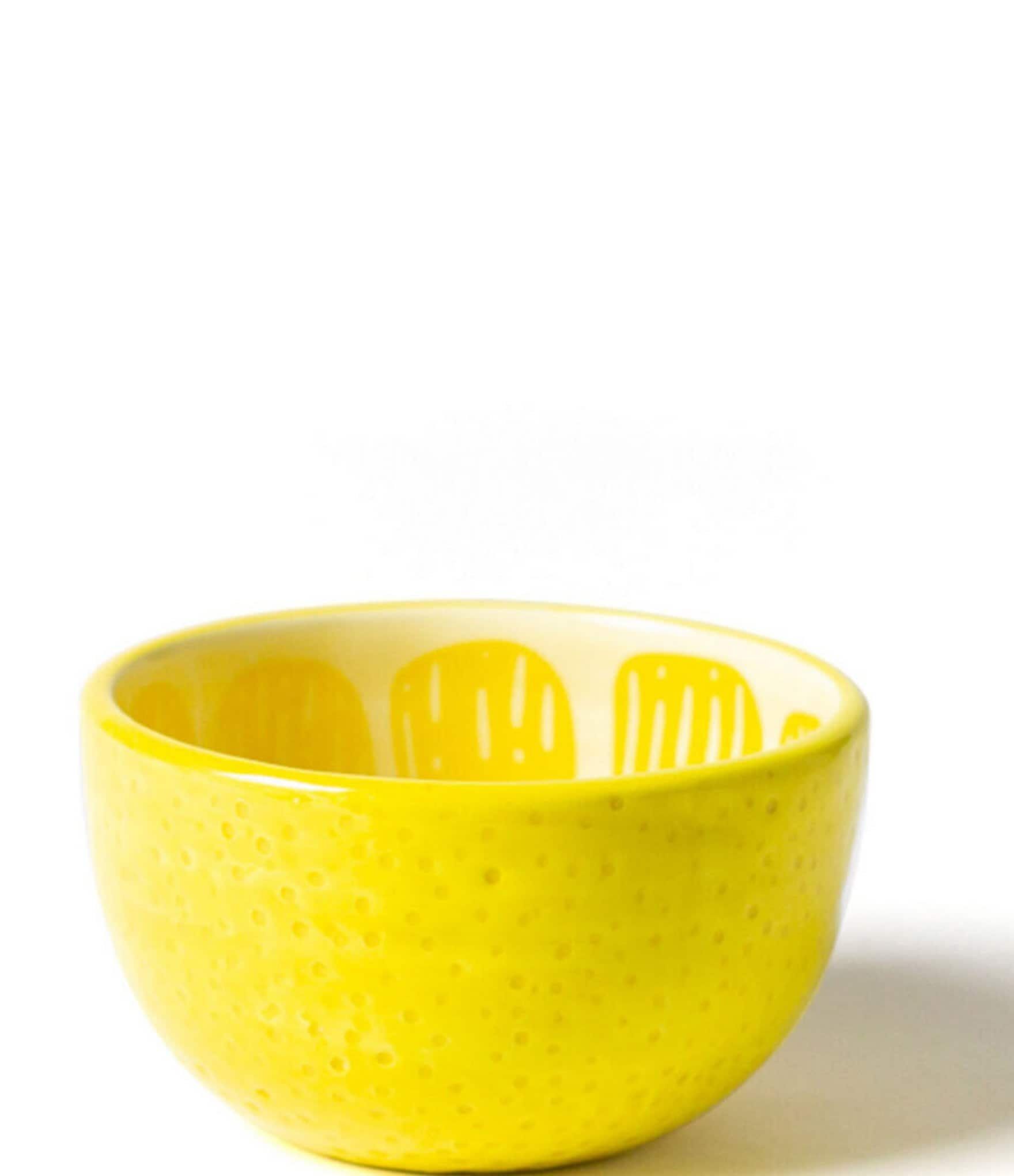 lemon ceramic bowl