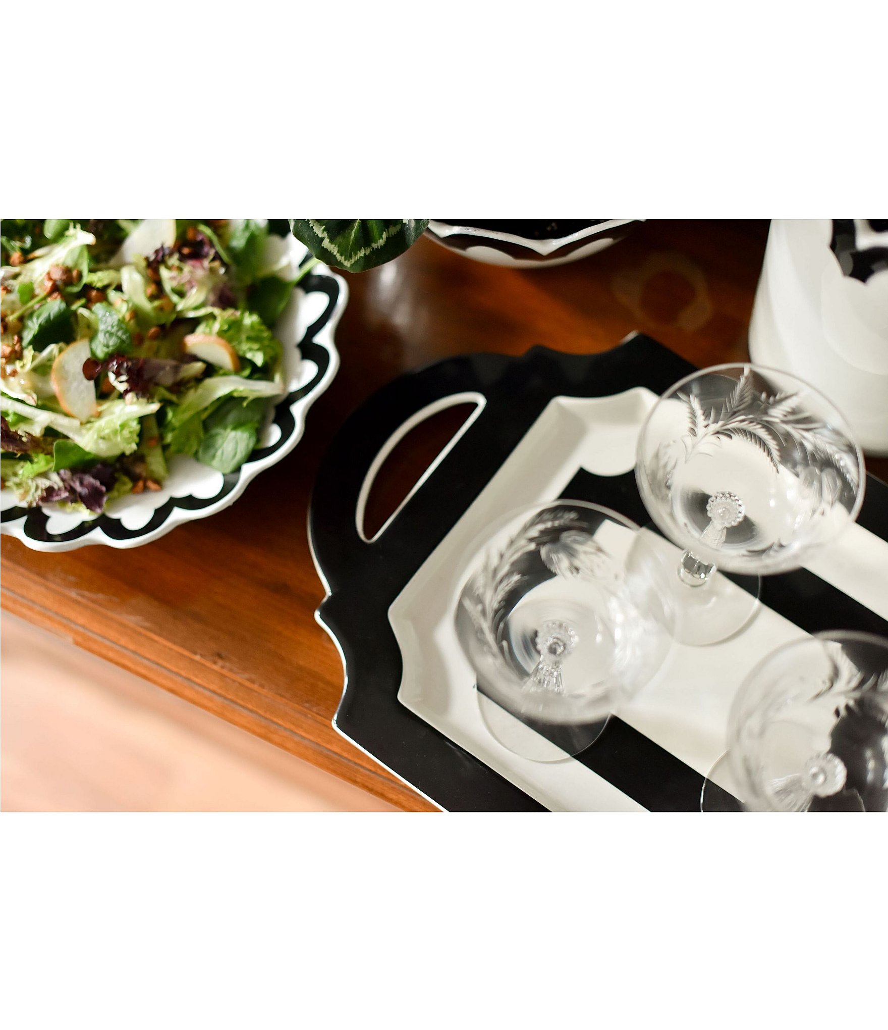 Coton Colors Crew 18 Handled Traditional Tray