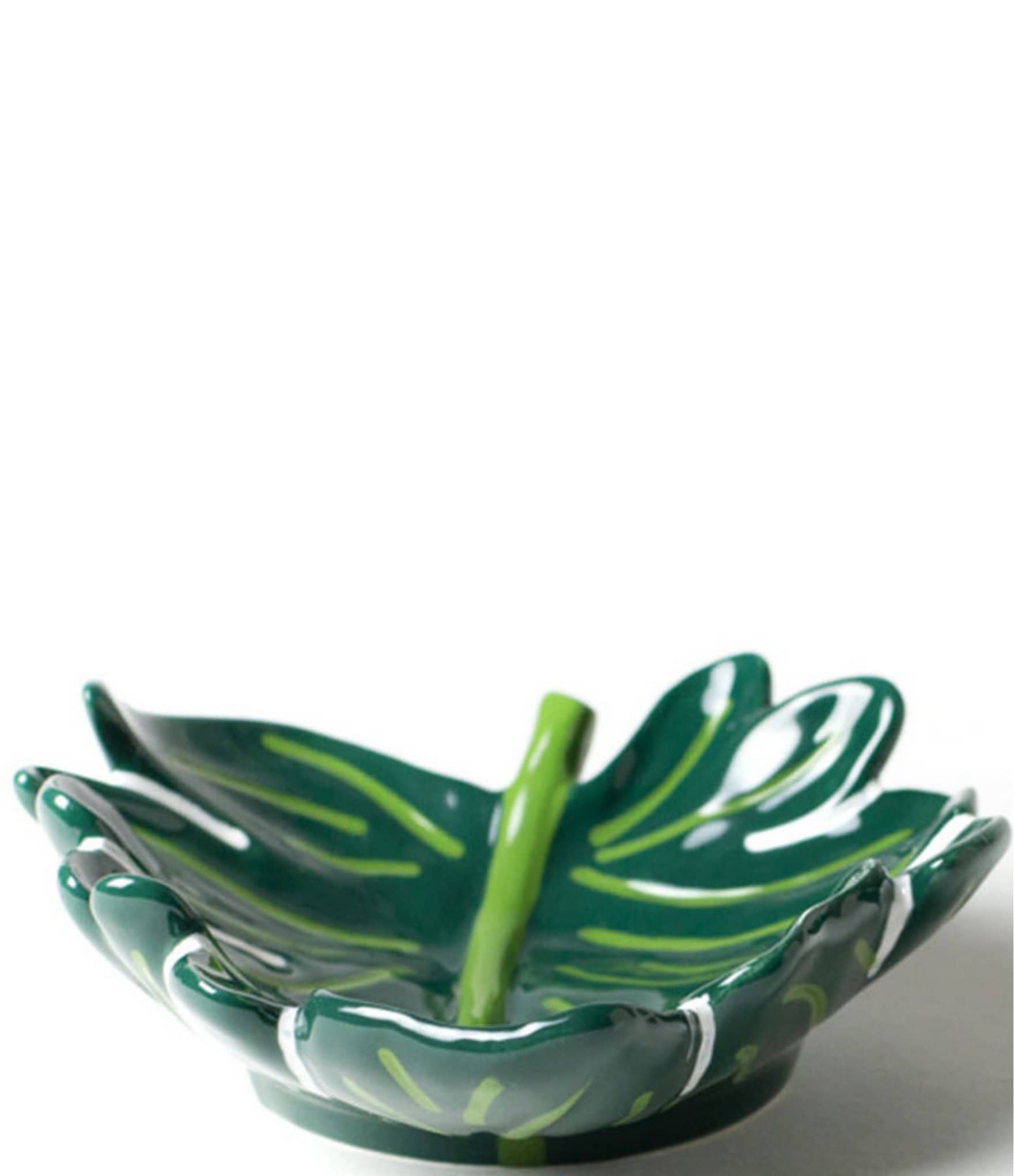 Coton Colors Ceramic Palm Trinket Bowl
