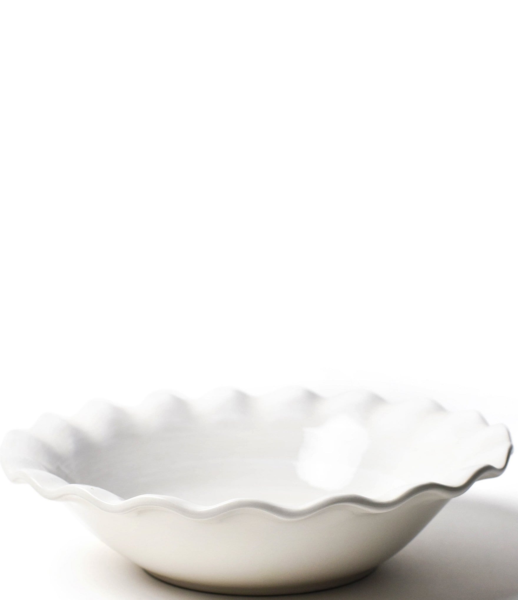 Coton Colors Signature White 11#double; Ruffle Best Bowl