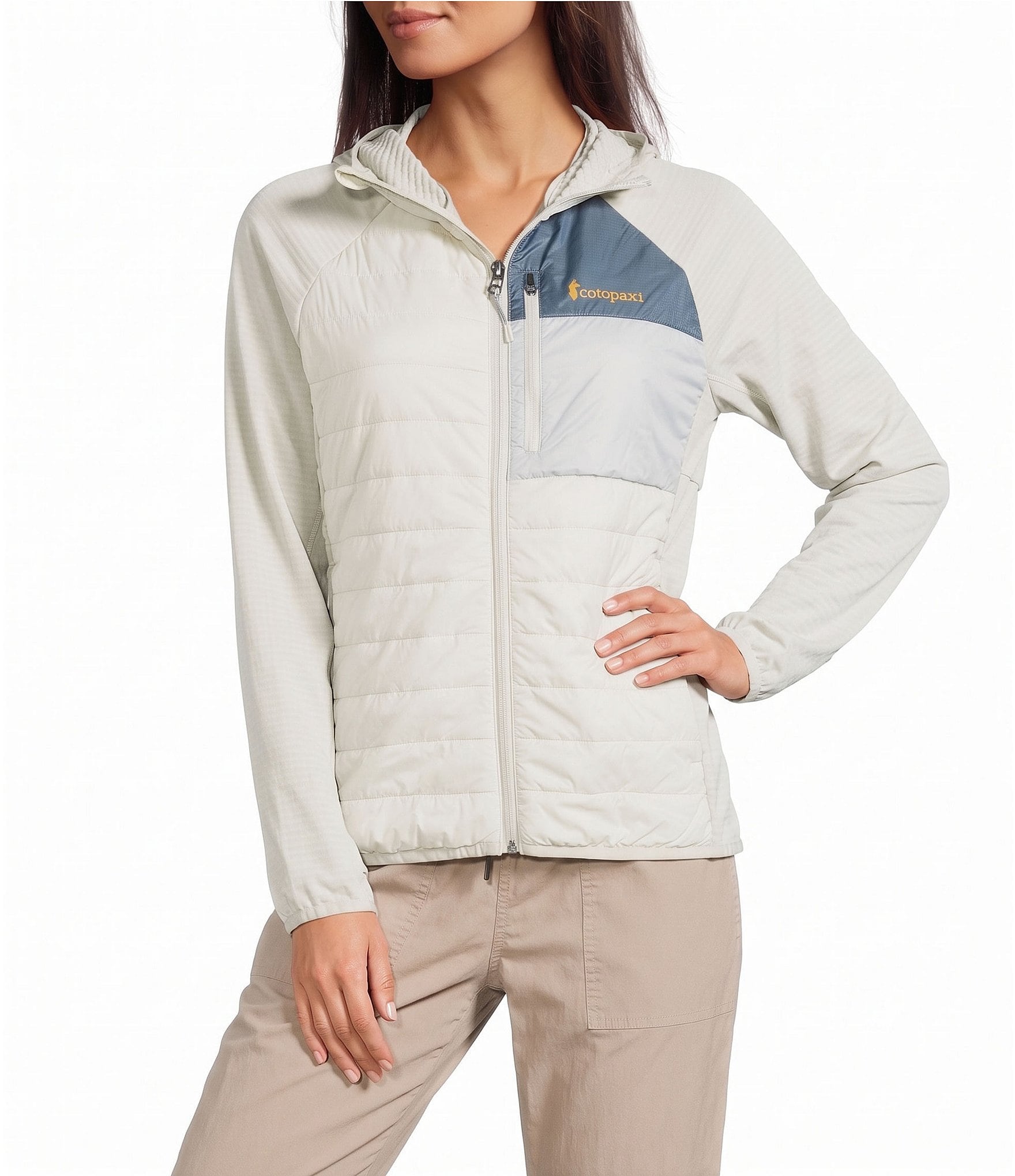 Cotopaxi Acodo Hybrid Hooded Packable Zip Front Jacket