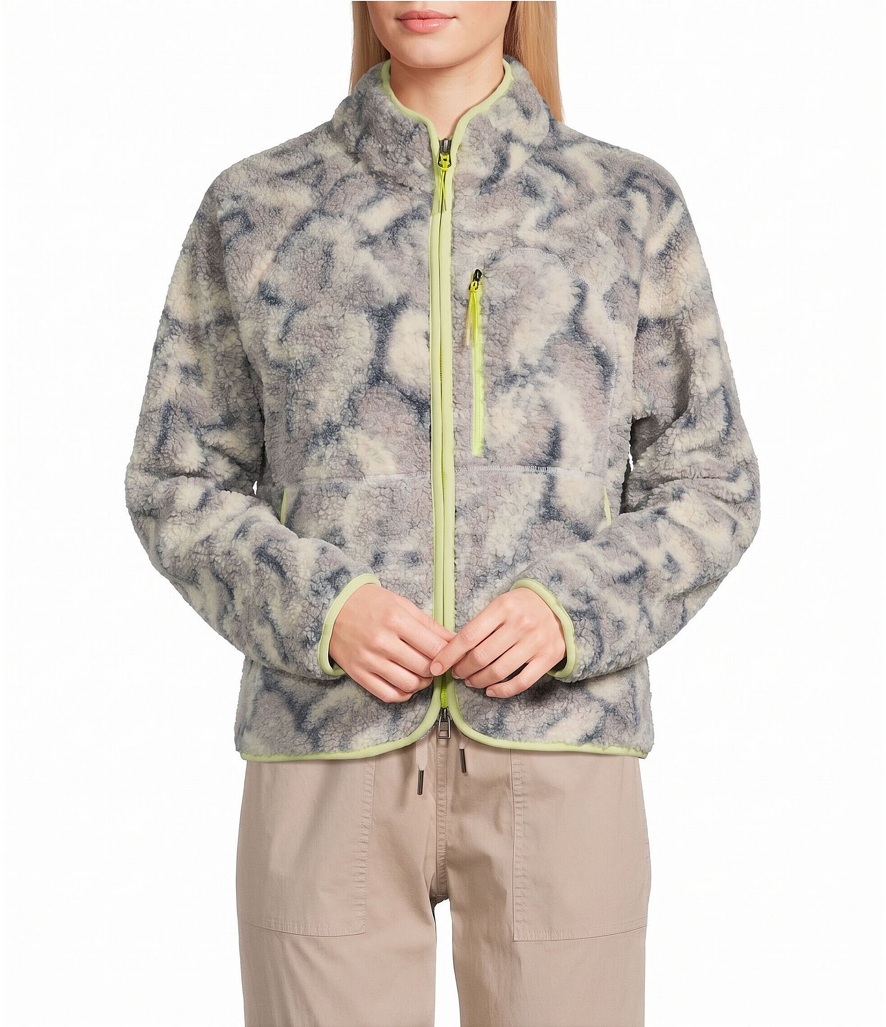 Cotopaxi Amigazo Crew Neck Zip Front Fleece Jacket