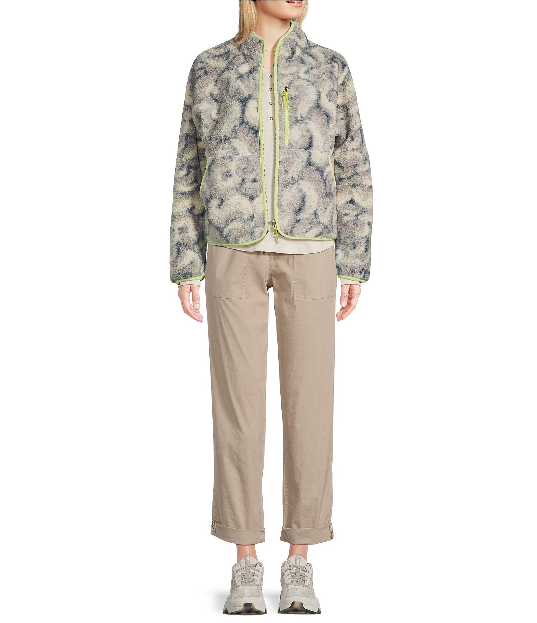 Cotopaxi Amigazo Crew Neck Zip Front Fleece Jacket
