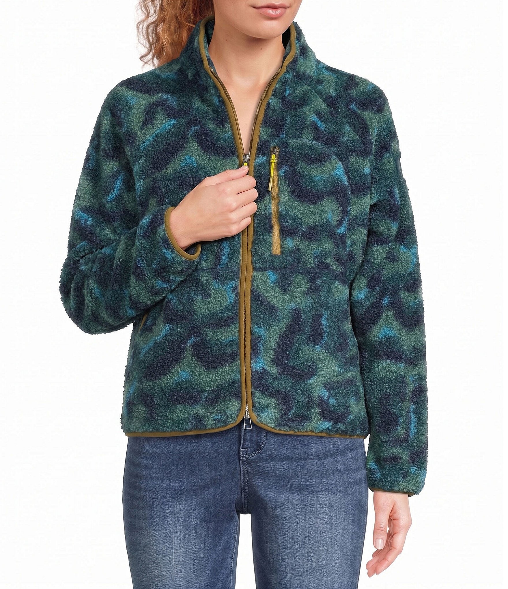 Cotopaxi Amigazo Crew Neck Zip Front Fleece Jacket