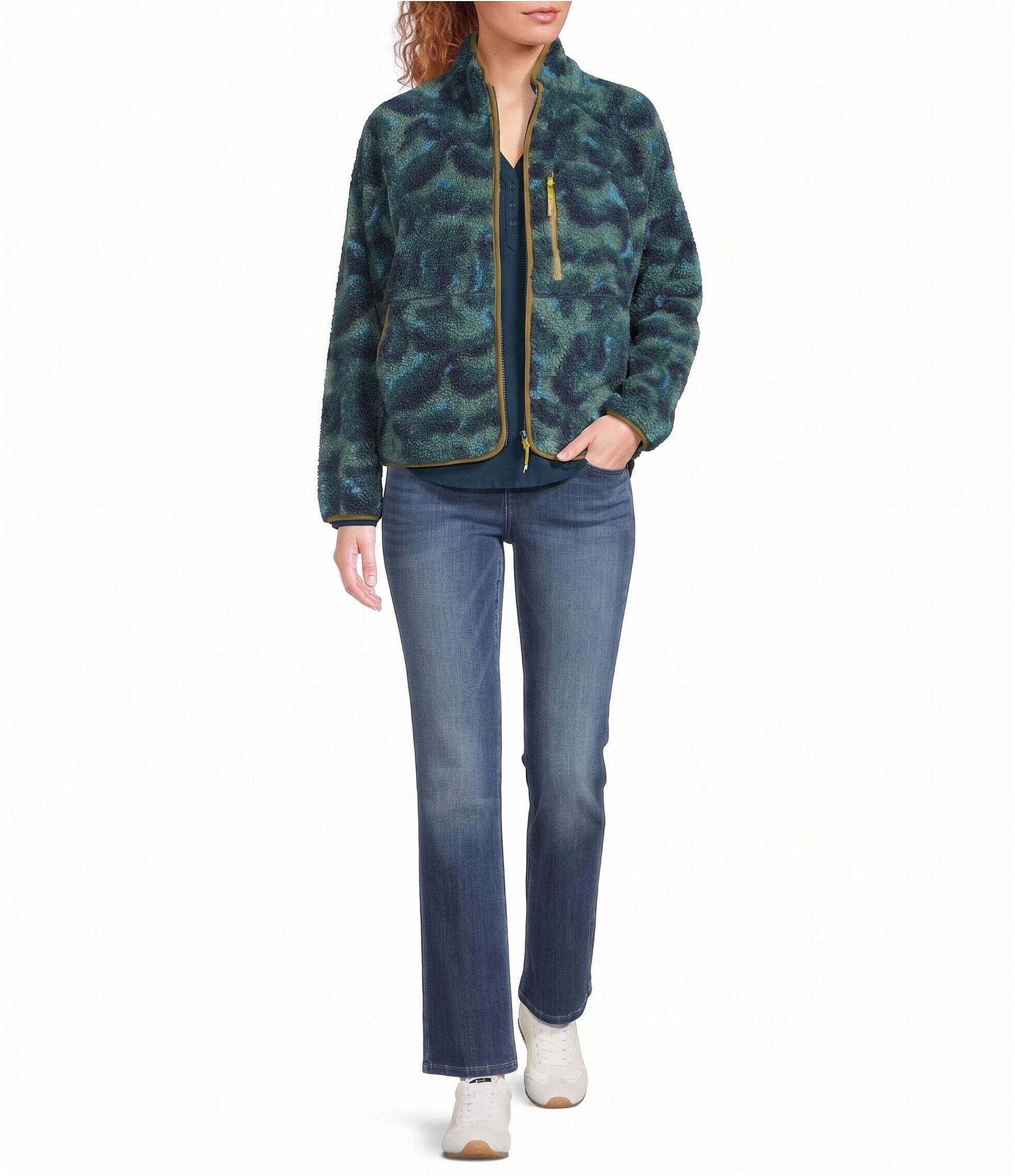 Cotopaxi Amigazo Crew Neck Zip Front Fleece Jacket