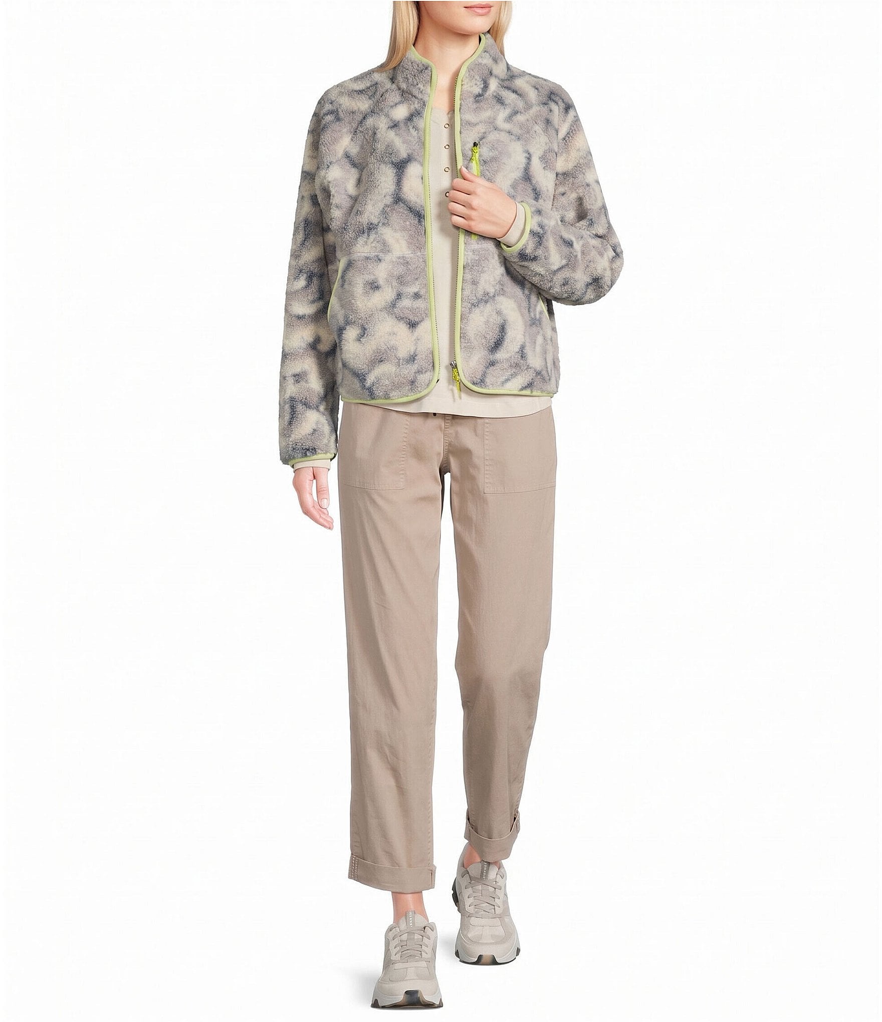Cotopaxi Amigazo Crew Neck Zip Front Fleece Jacket