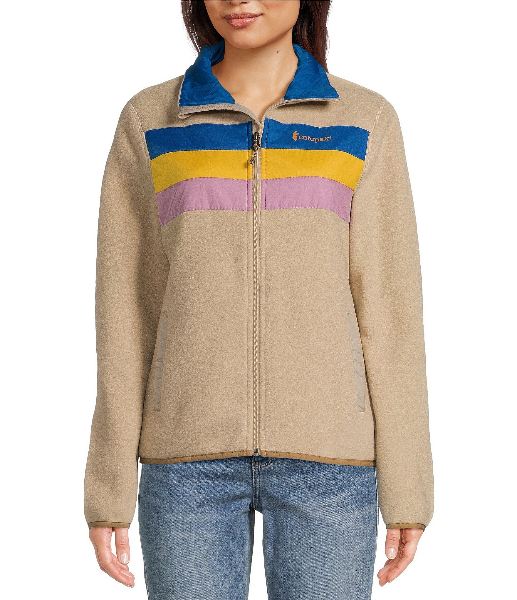 Cotopaxi Teca Fleece Striped Full Zip Jacket