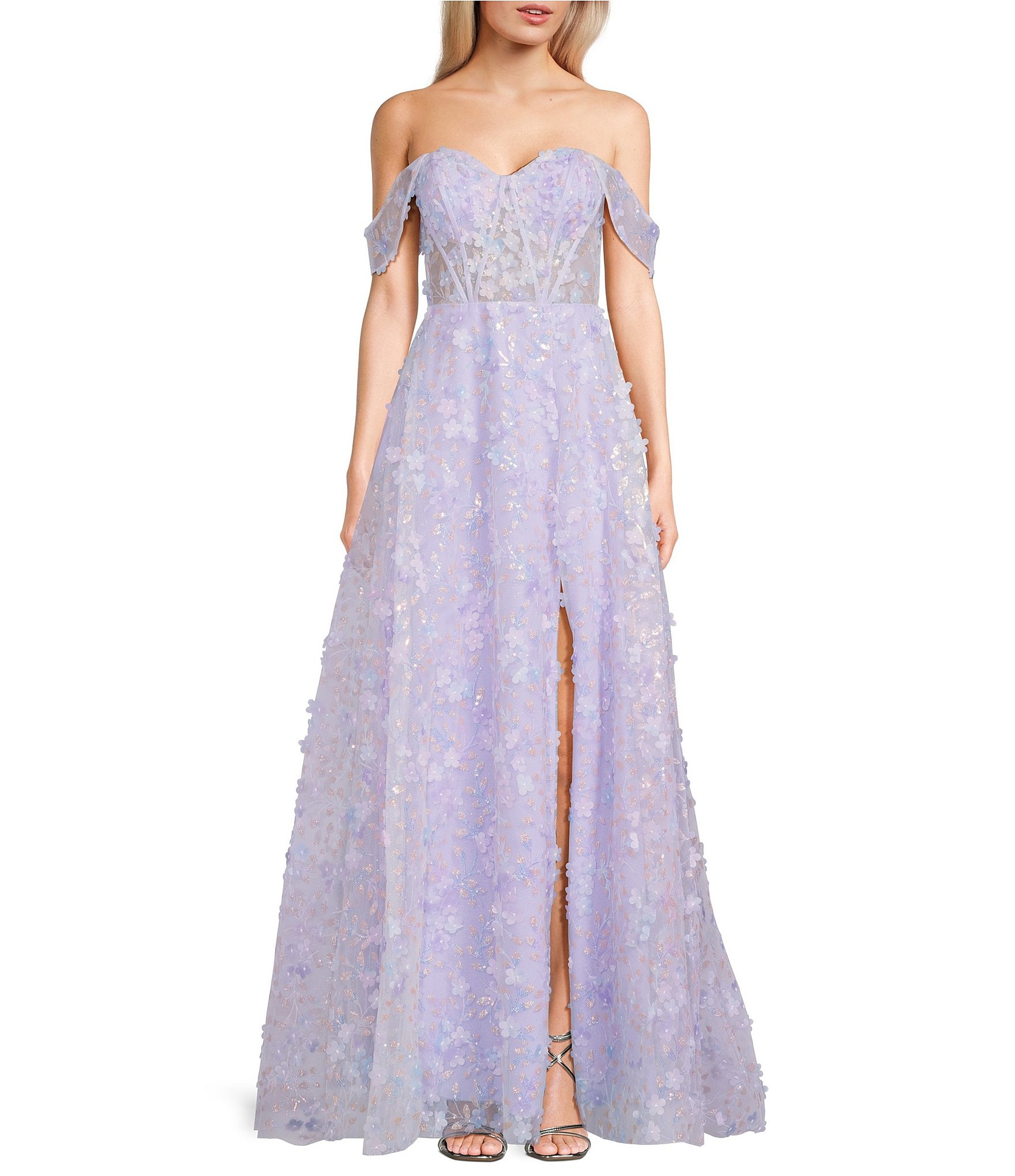 21+ Purple Plus Size Prom Dresses