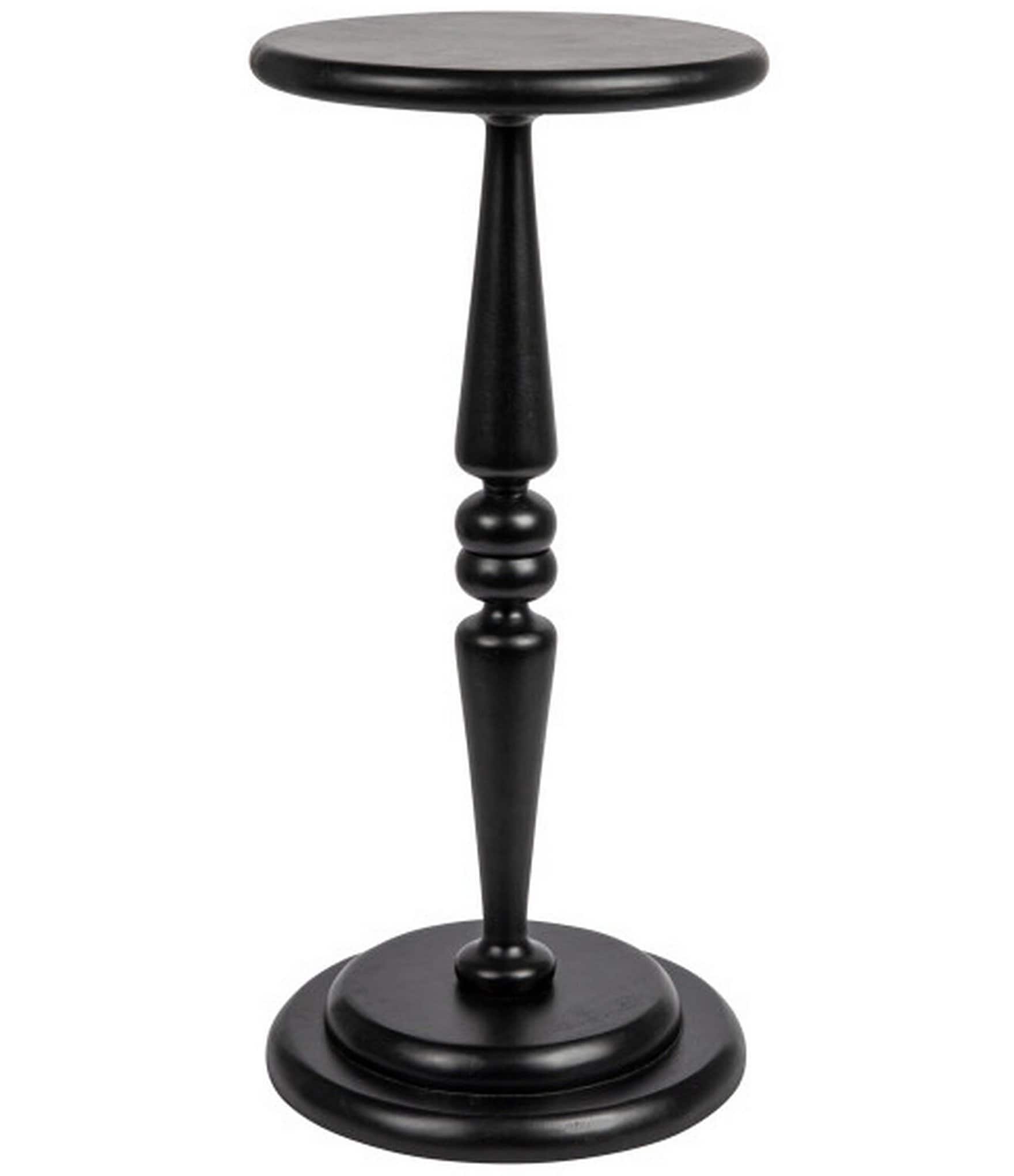 Creative Co Op Bishop Pedestal Cocktail Side Accent Table