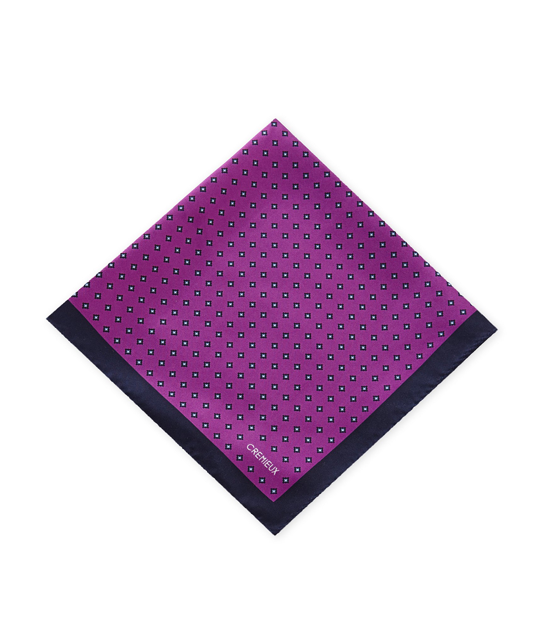 Cremieux 4-Square Woven Silk Pocket Square