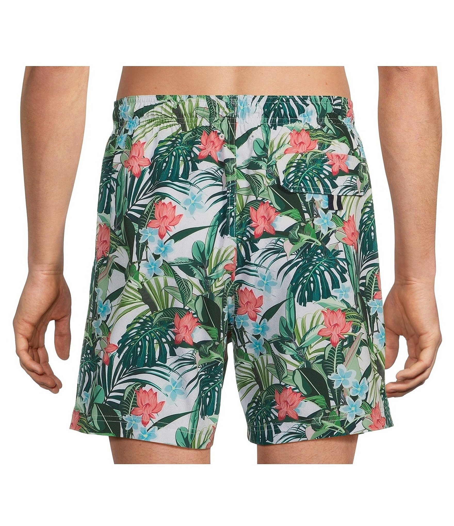 Cremieux All Over Tropical 6#double; Swim Trunks