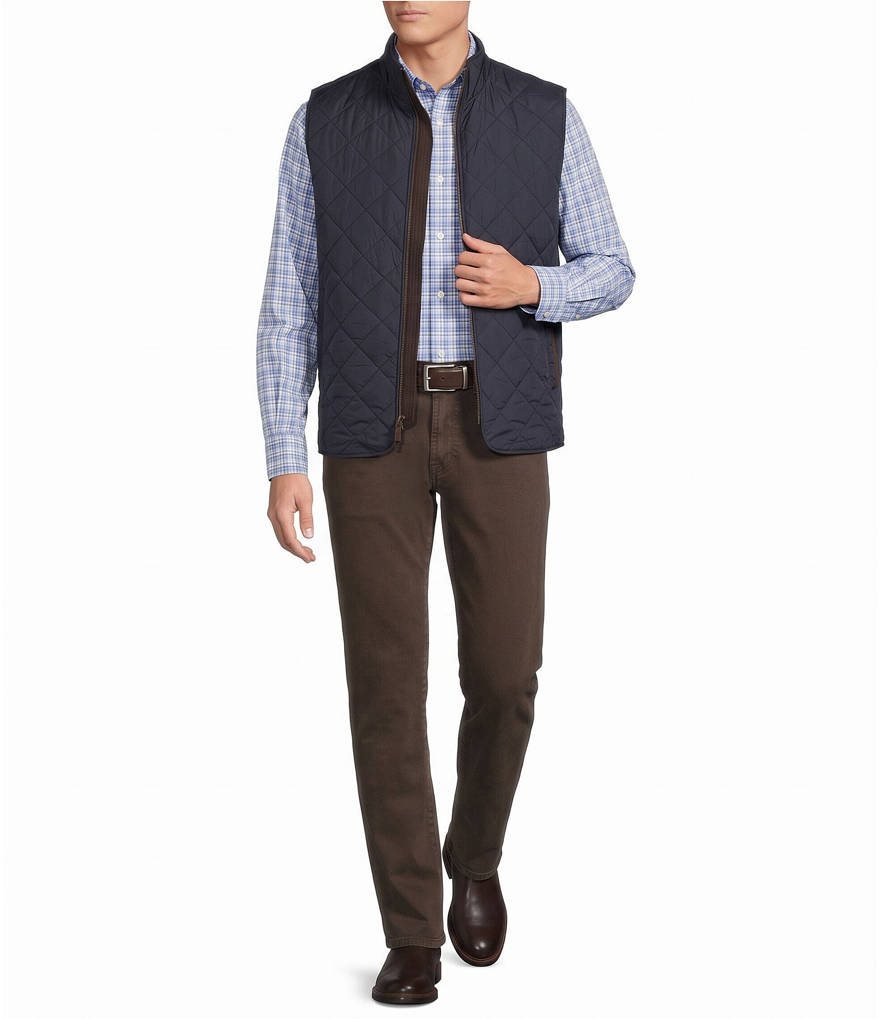 Cremieux Big & Tall Blue Label Quilted Aircore Vest