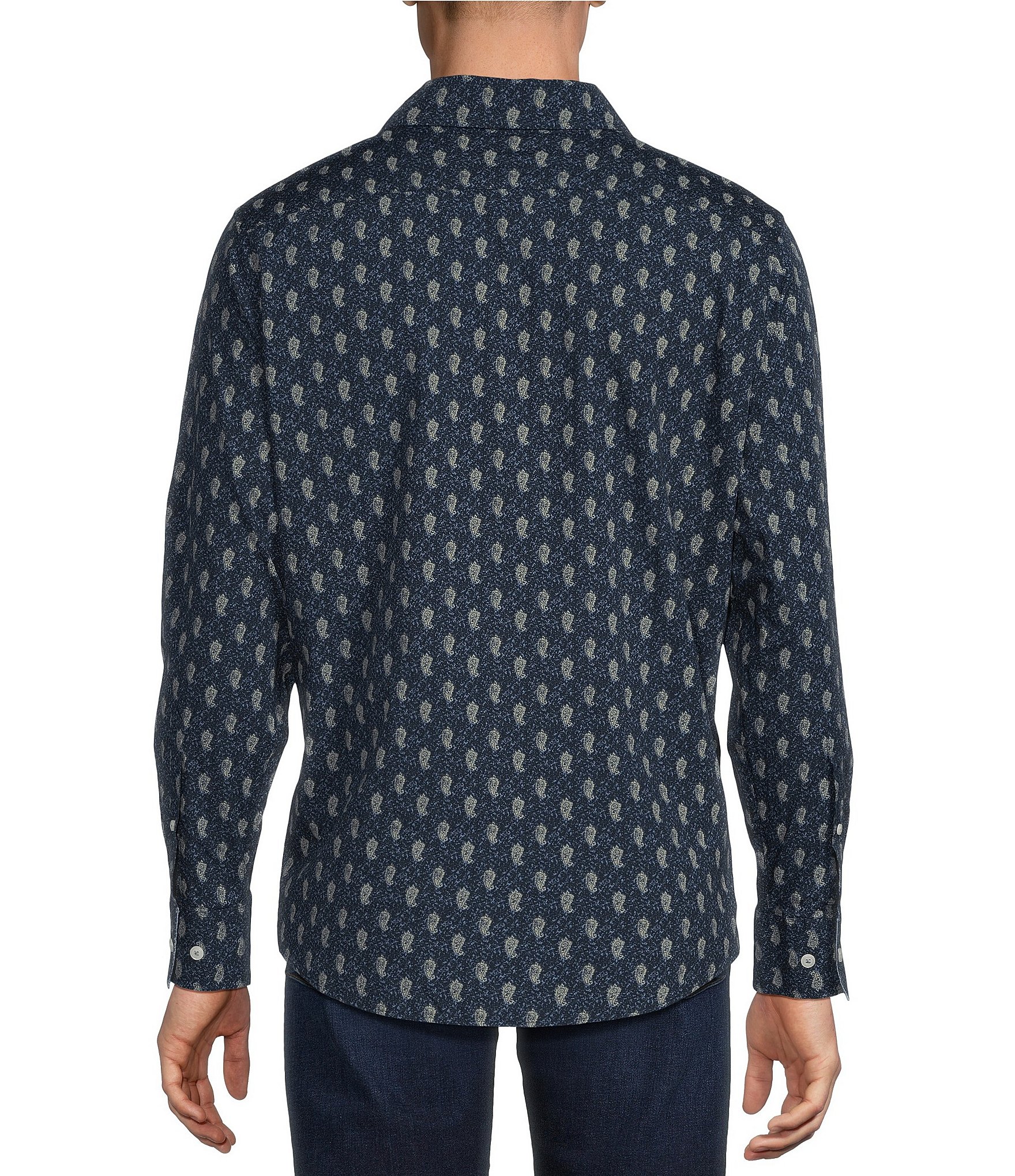 Cremieux Big & Tall Premium Paisley Woven Shirt