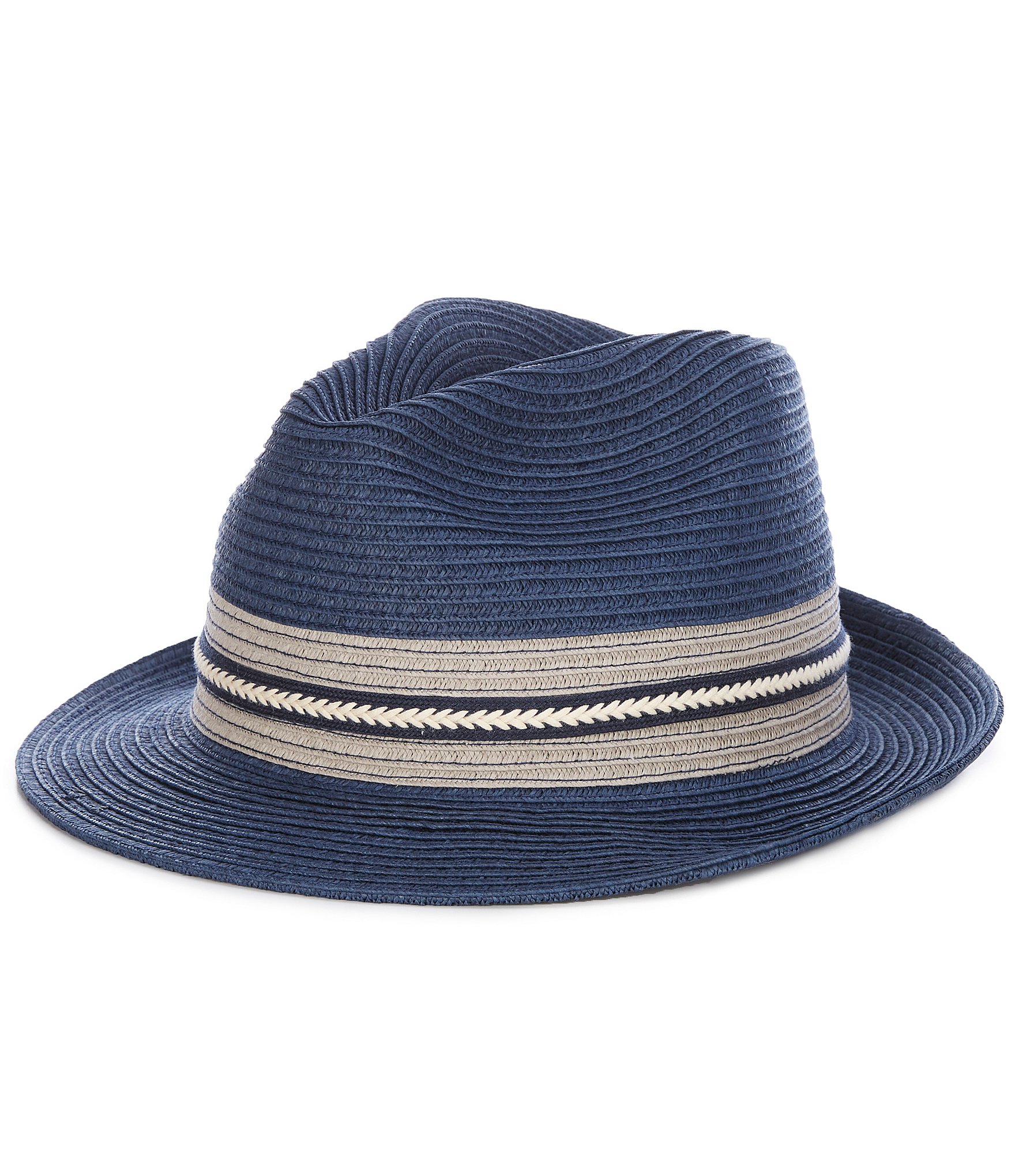 Cremieux Blue Label Braided Rope Fedora Hat | Dillard's