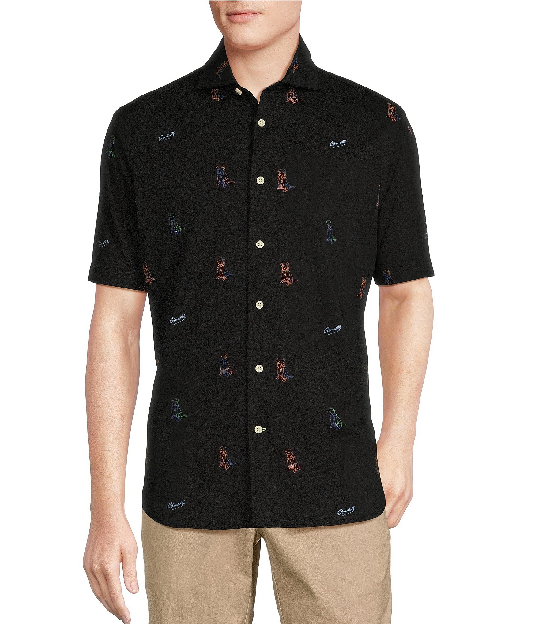 Black Men's Casual Button-Up Shirts Dillard's