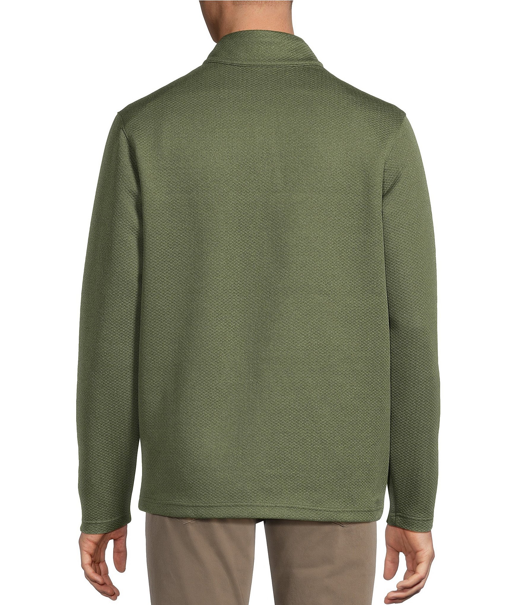 Cremieux Blue Label Diamond Textured Quarter-Zip Pullover