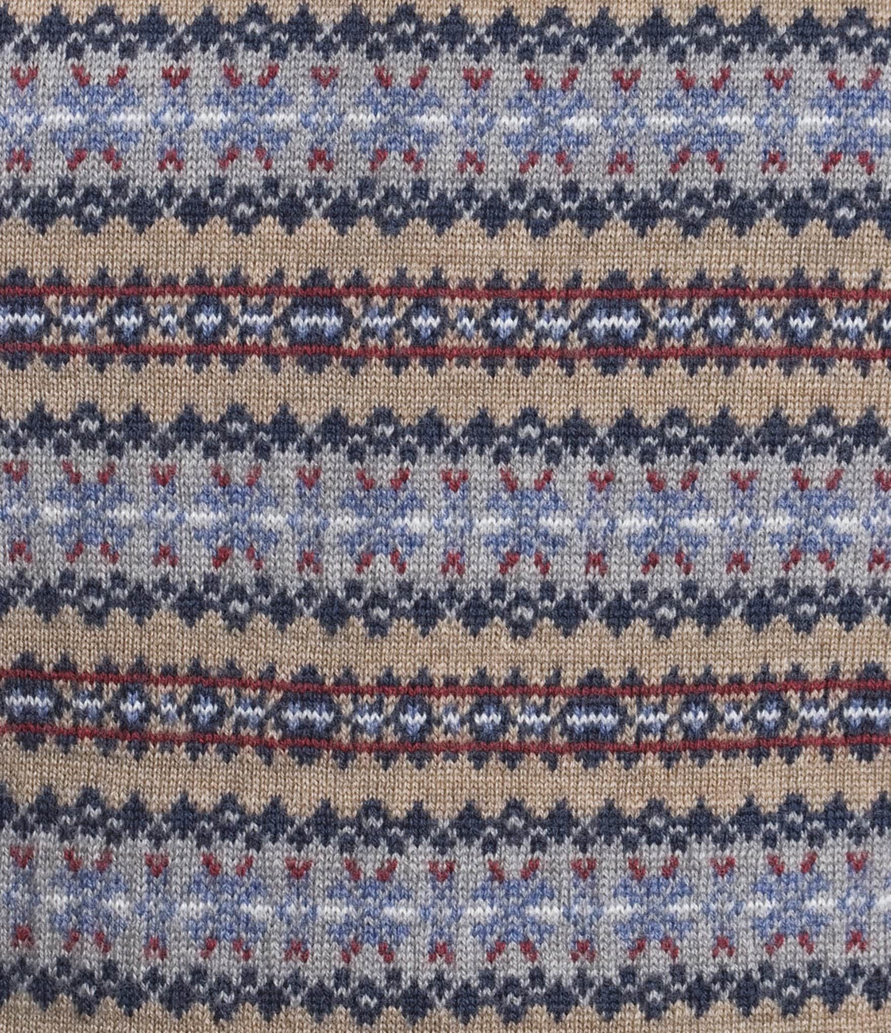 Cremieux Blue Label Fair Isle Merino Wool Sweater