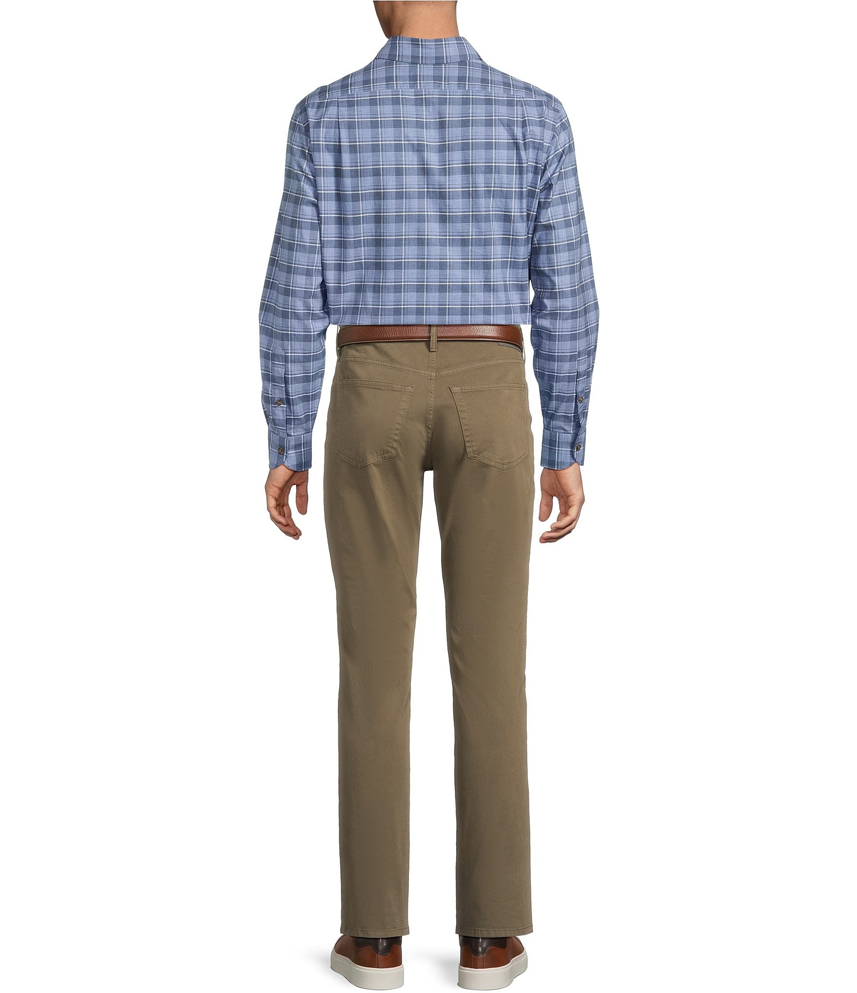 Cremieux Blue Label Heather Twill Long Sleeve Woven Shirt