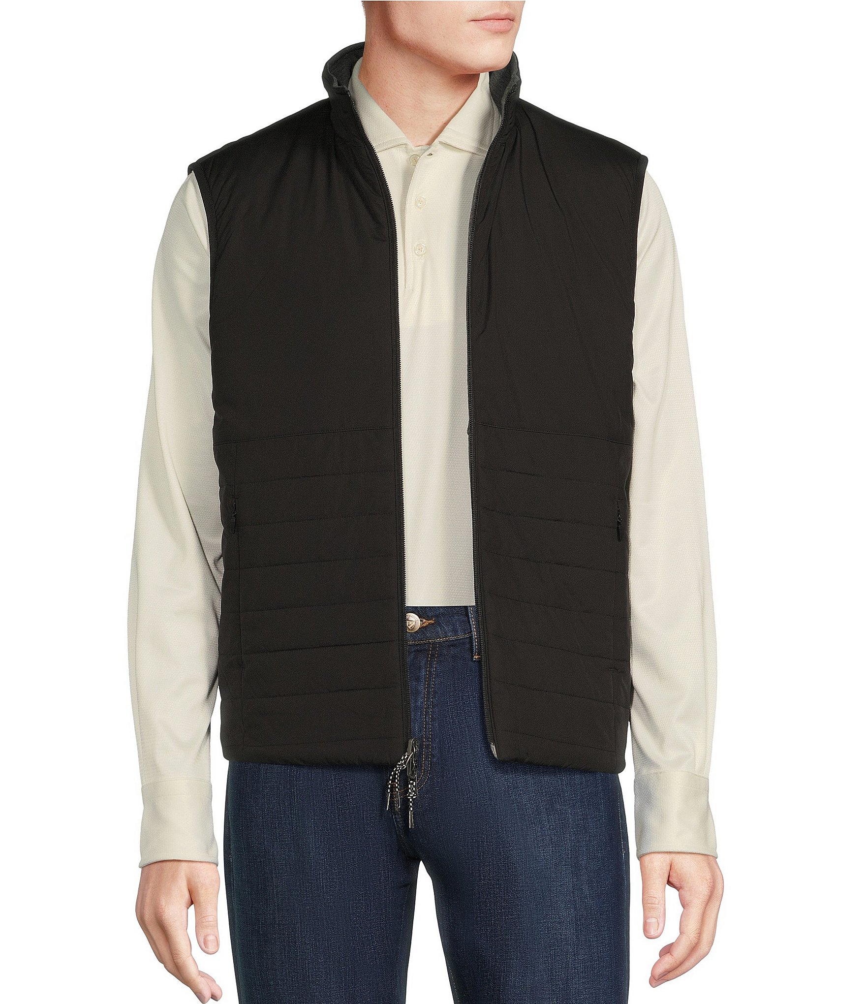 Cremieux Blue Label Hybrid Nylon-Knit Reversible Vest