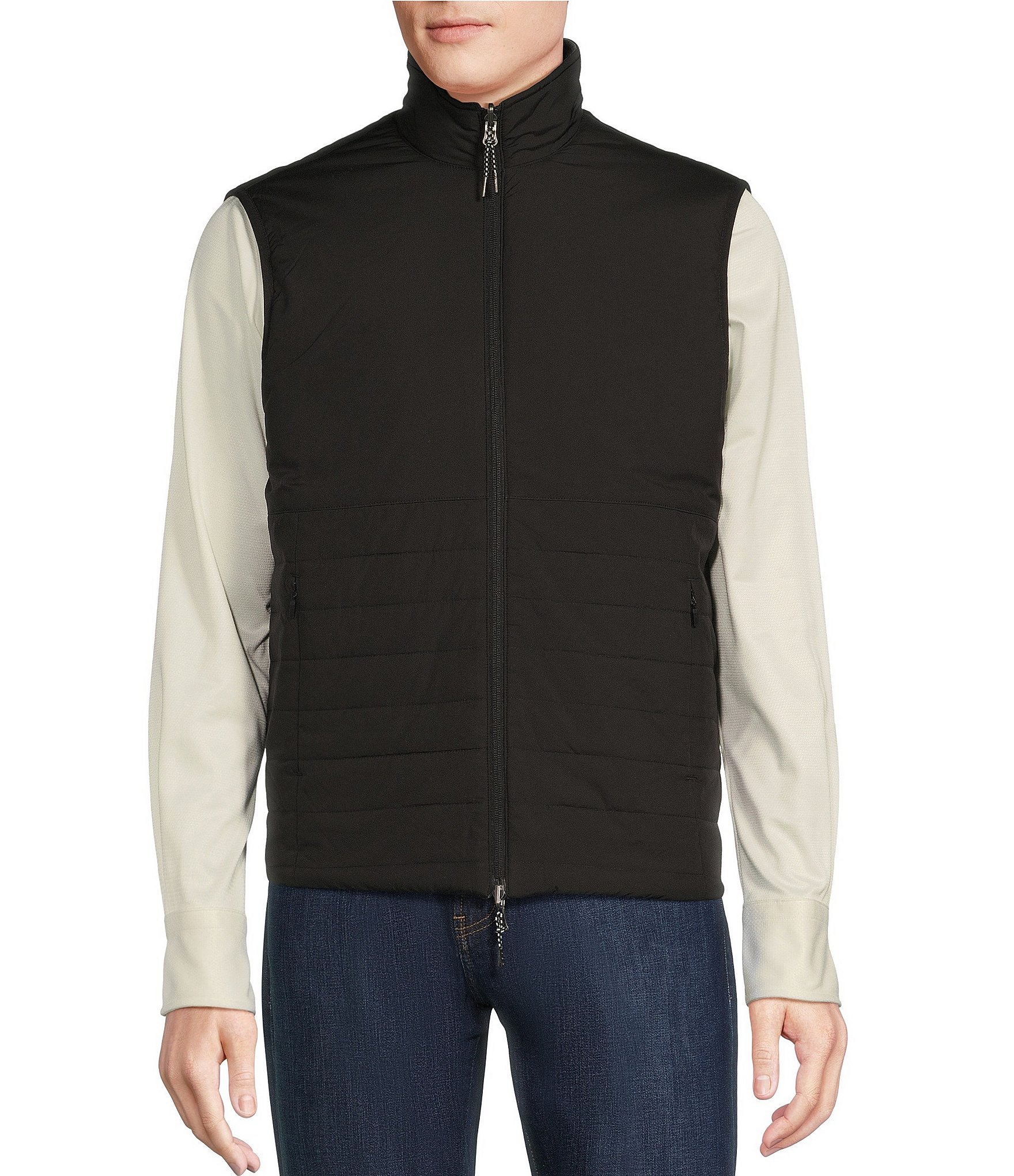 Cremieux Blue Label Hybrid Nylon-Knit Reversible Vest