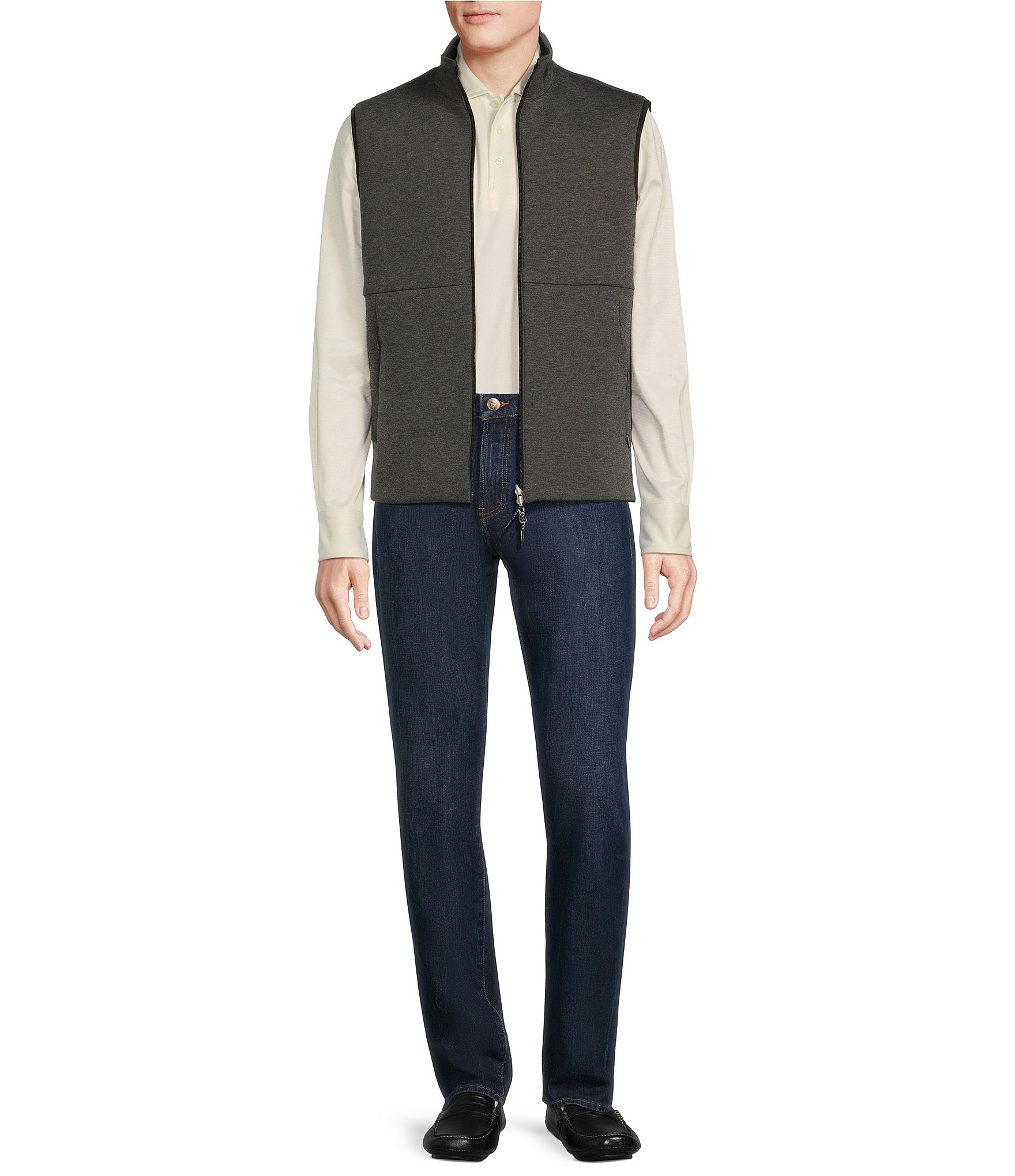 Cremieux Blue Label Hybrid Nylon-Knit Reversible Vest