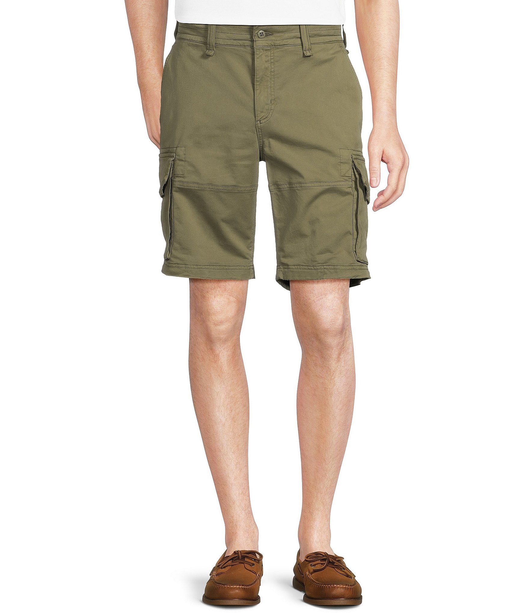 Cremieux Blue Label Madison Cargo Comfort Stretch 10#double; Inseam Shorts