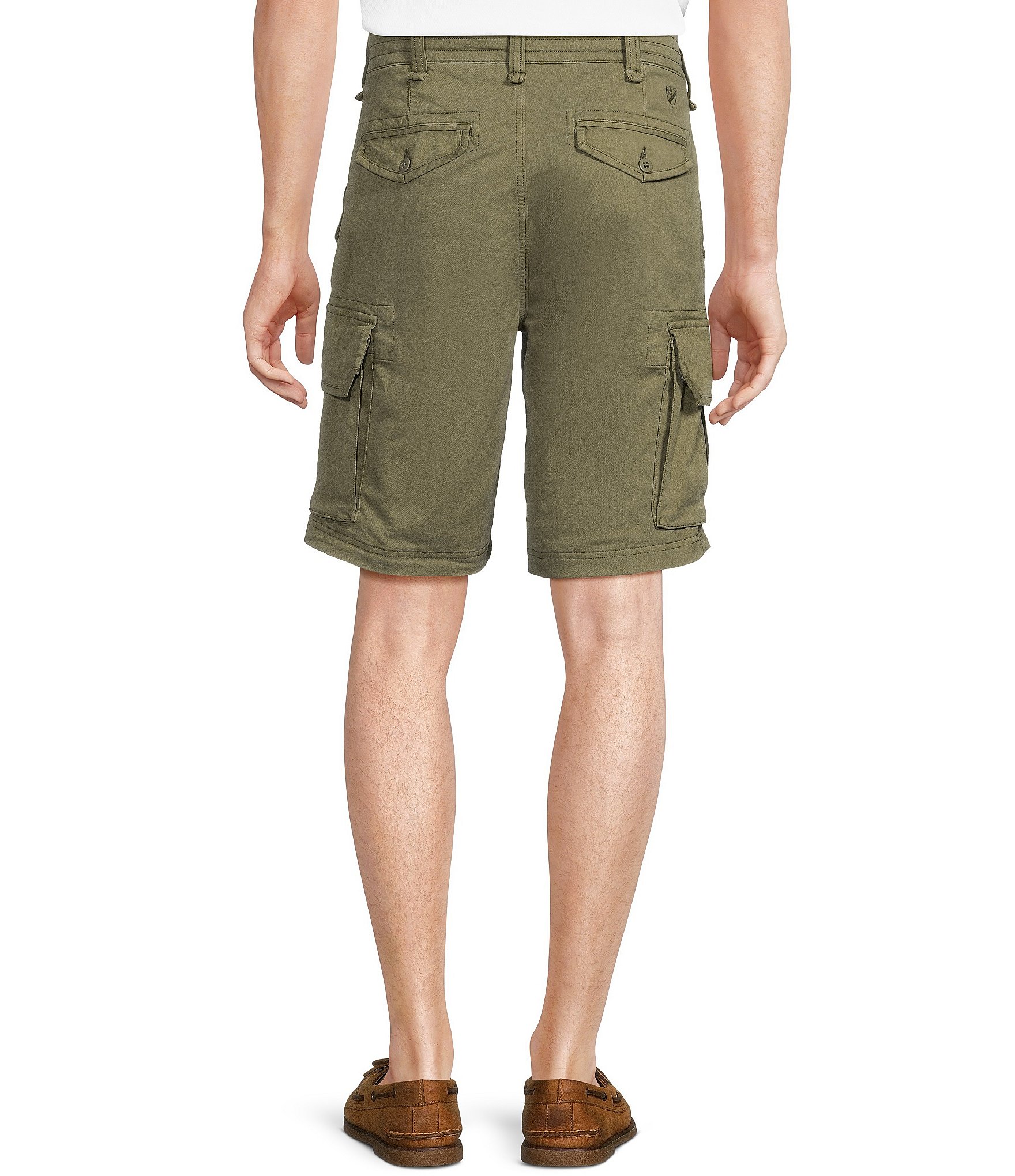 Cremieux Blue Label Madison Cargo Comfort Stretch 10#double; Inseam Shorts