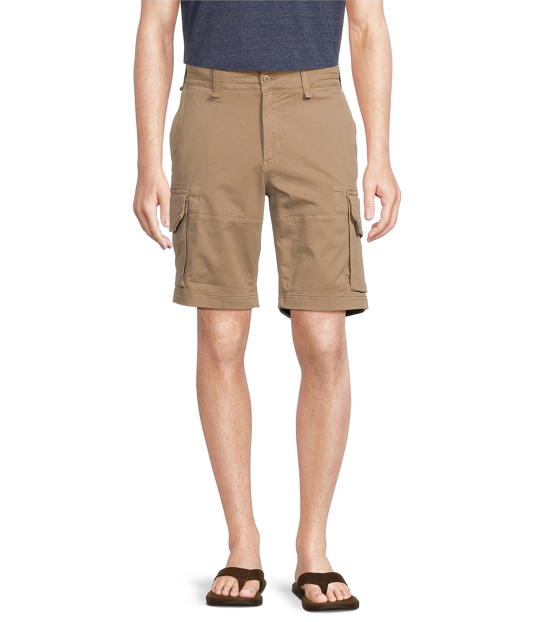 Cremieux Blue Label Madison Cargo Comfort Stretch 10#double; Inseam Shorts