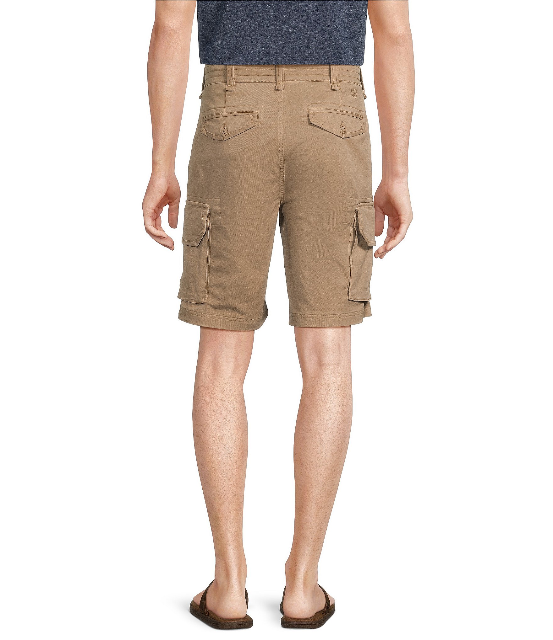 Cremieux Blue Label Madison Cargo Comfort Stretch 10#double; Inseam Shorts