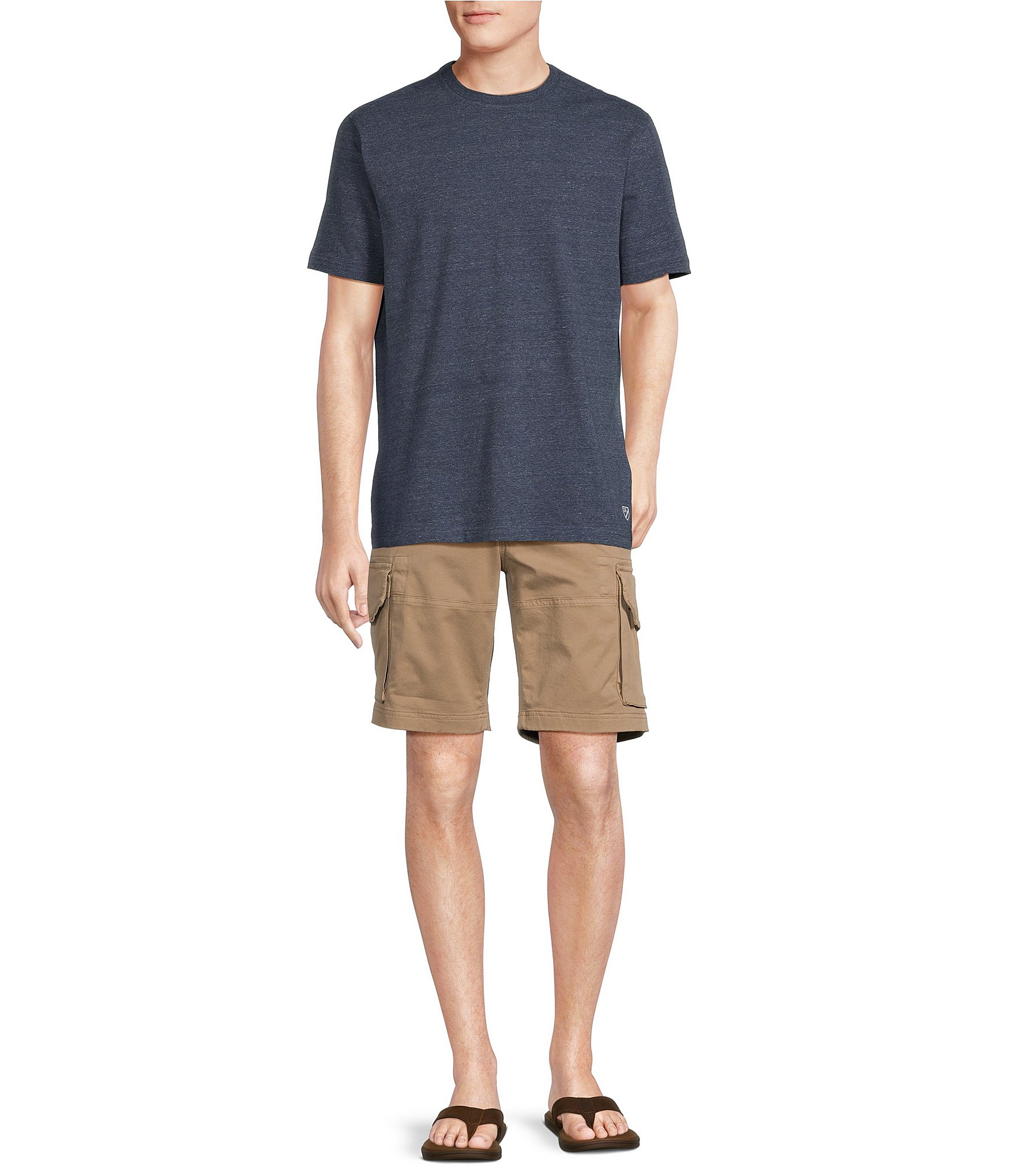 Cremieux Blue Label Madison Cargo Comfort Stretch 10#double; Inseam Shorts