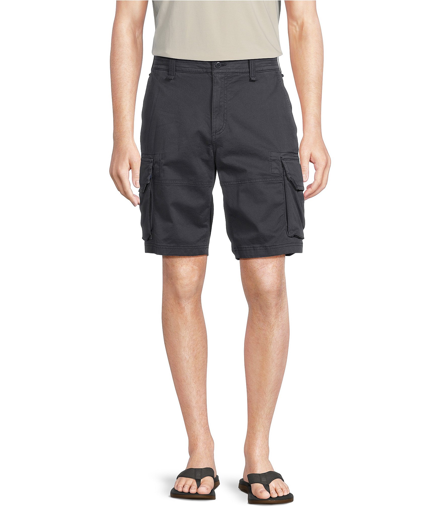 Cremieux Blue Label Madison Cargo Comfort Stretch 10#double; Inseam Shorts