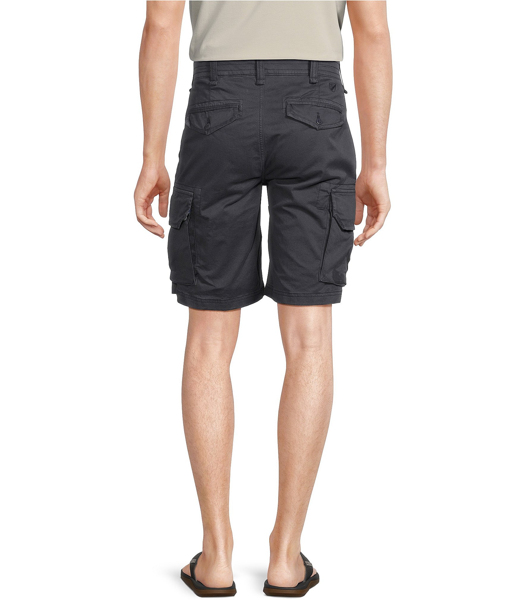 Cremieux Blue Label Madison Cargo Comfort Stretch 10#double; Inseam Shorts