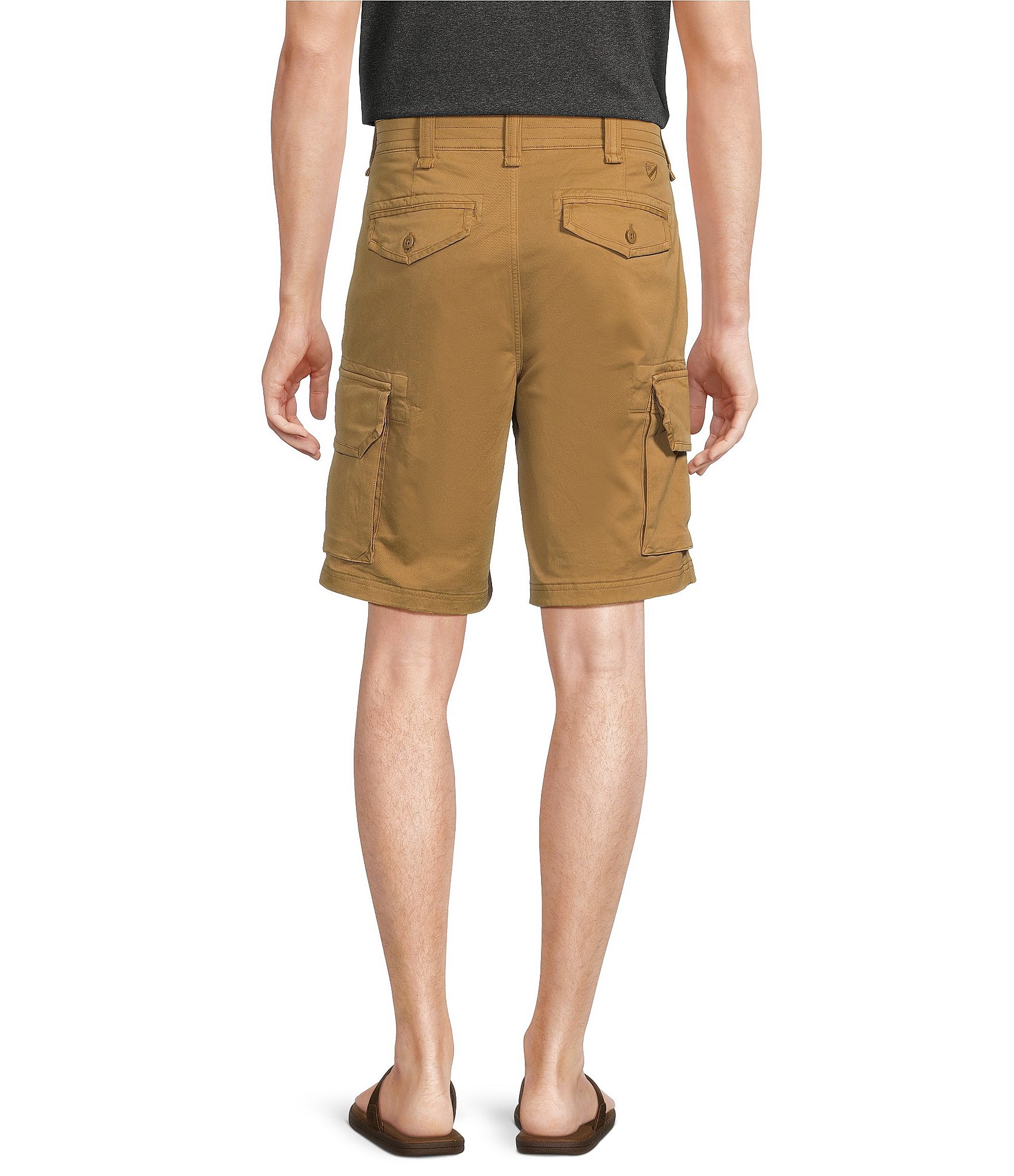 Cremieux Blue Label Madison Cargo Comfort Stretch 10#double; Inseam Shorts