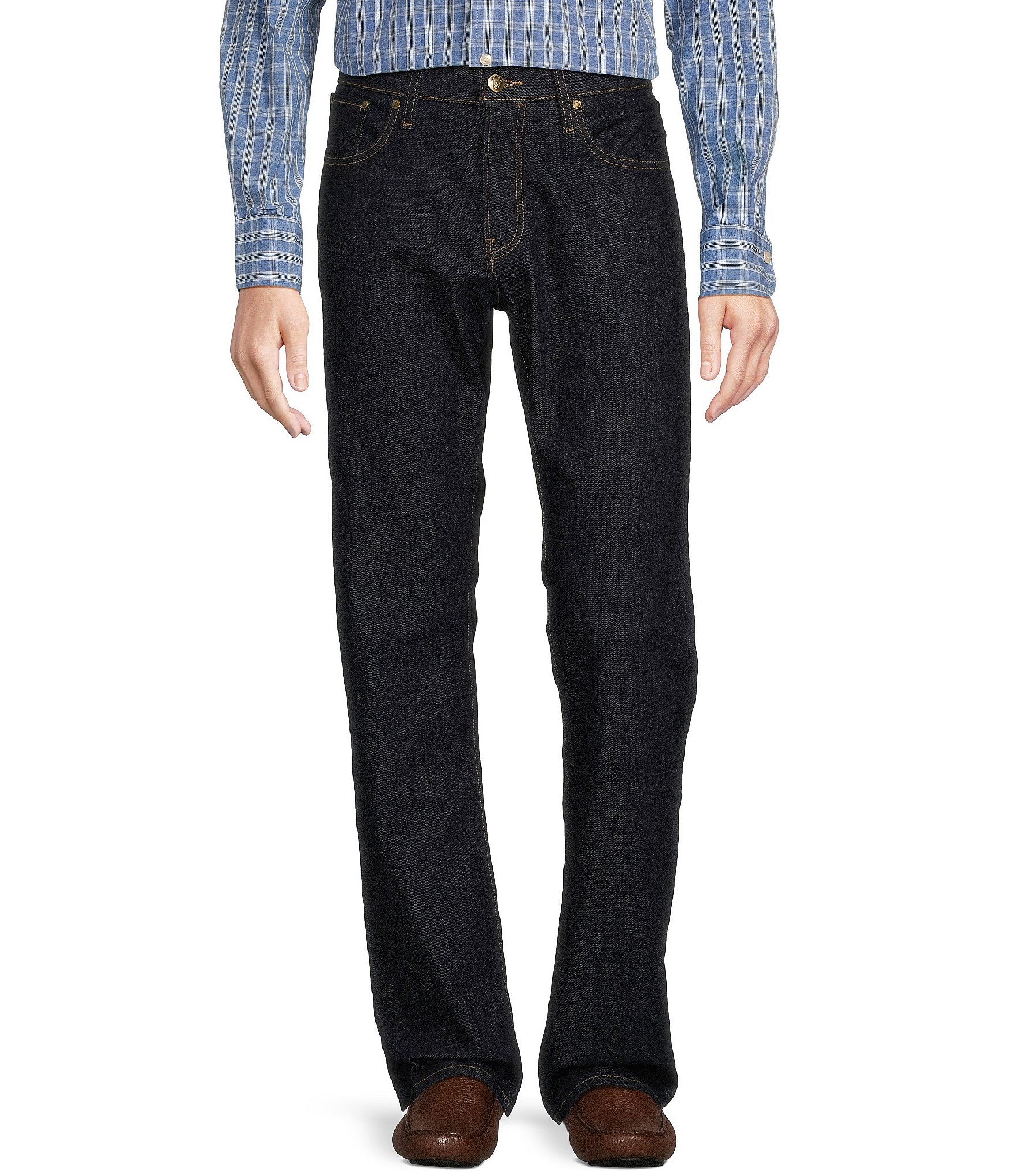 Cremieux Blue Label Madison Classic Fit Comfort Stretch Denim Jeans ...