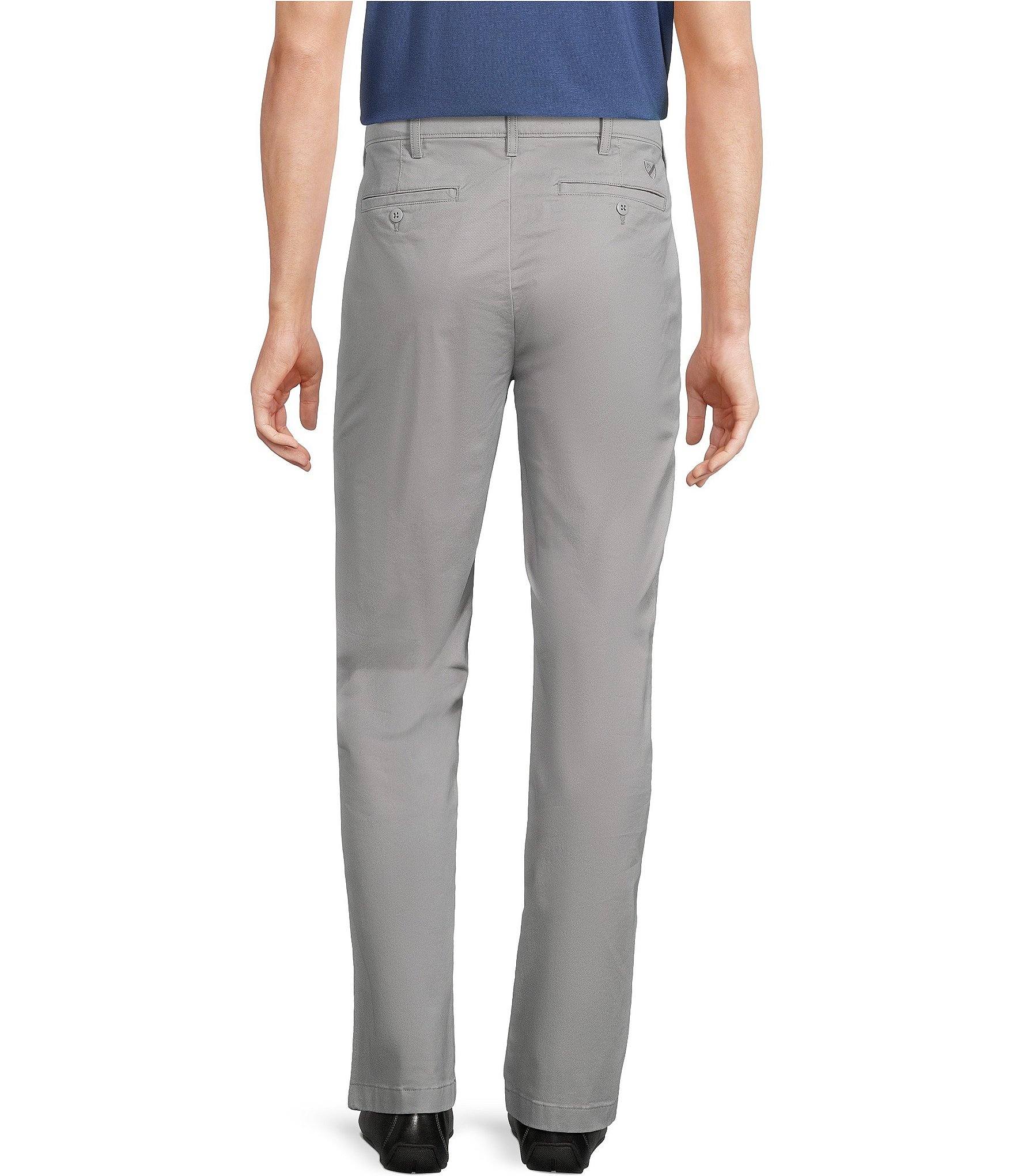 Cremieux Blue Label Madison Classic Comfort Stretch Flat-Front Twill Chino Pants
