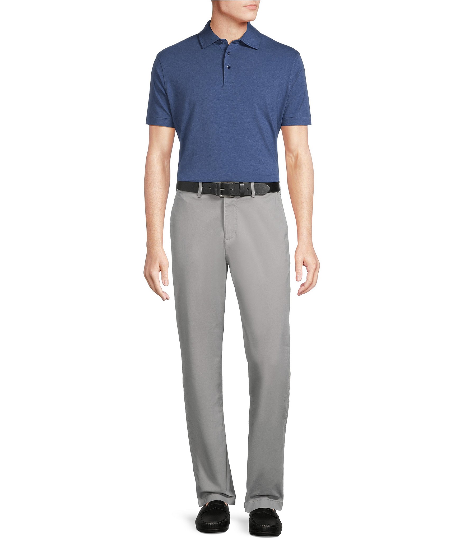 Cremieux Blue Label Madison Classic Comfort Stretch Flat-Front Twill Chino Pants