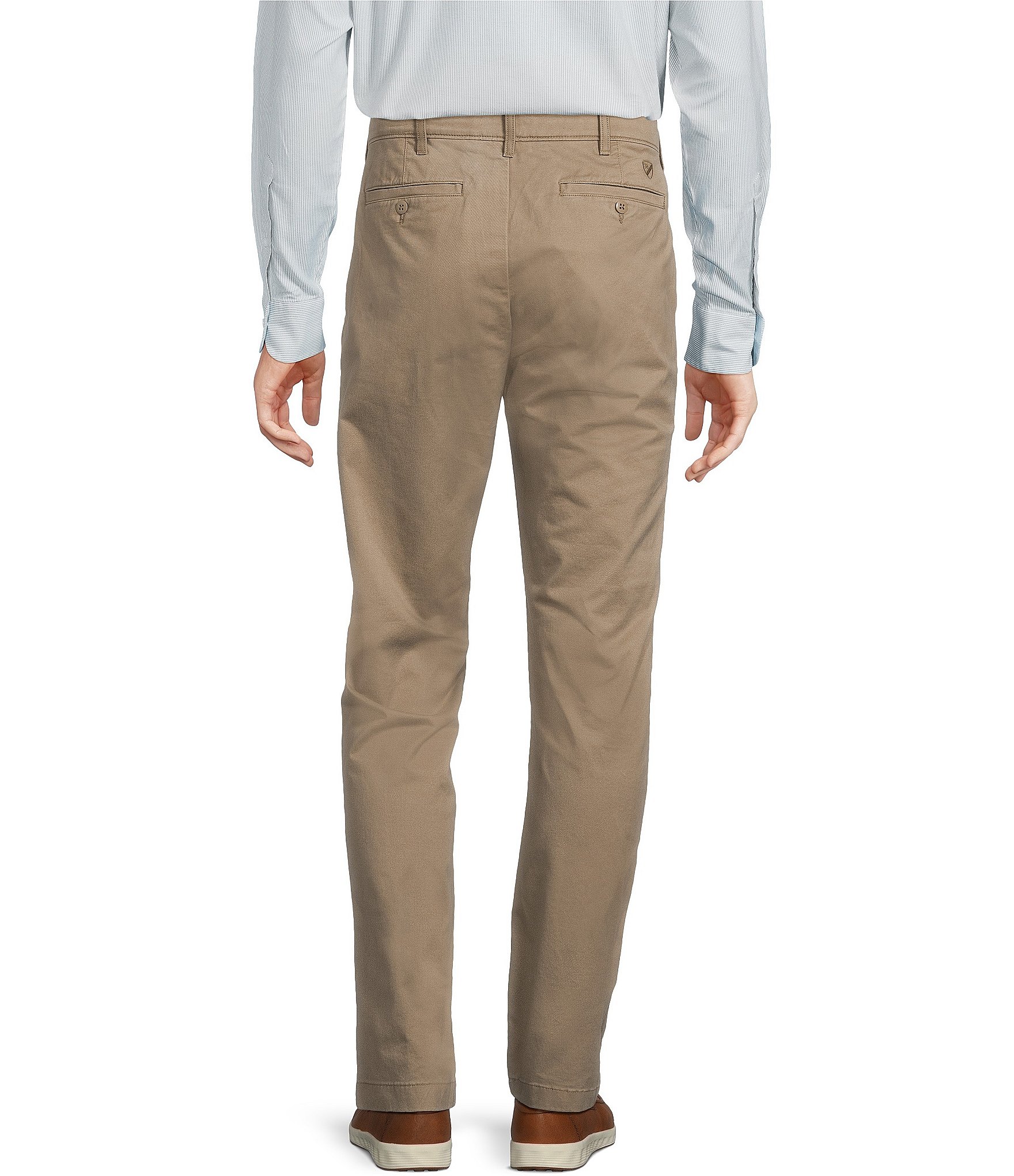 Cremieux Blue Label Madison Classic Comfort Stretch Flat-Front Twill Chino Pants