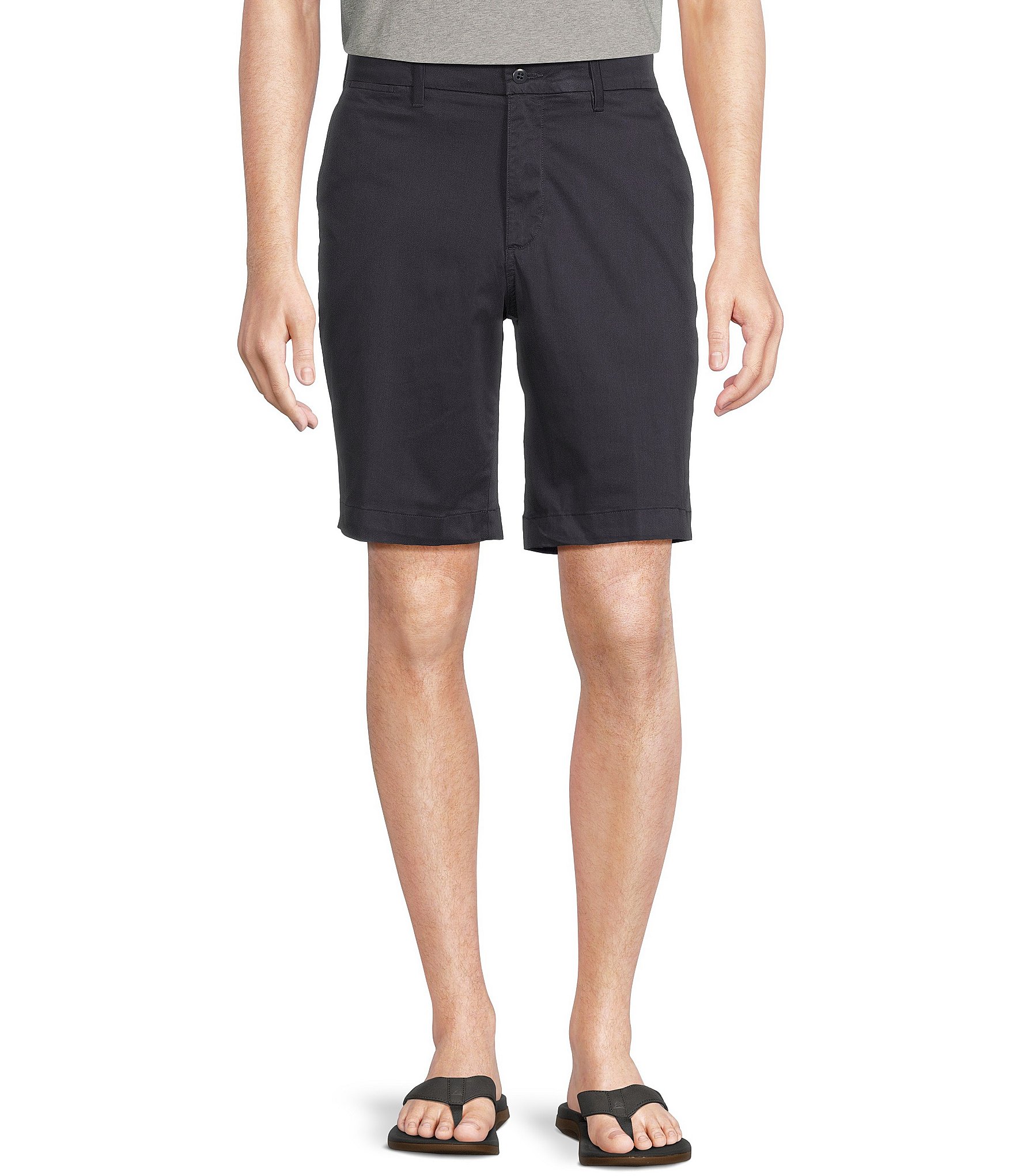 Cremieux Blue Label Madison Classic Fit Garment-Dyed 9#double; Inseam Shorts