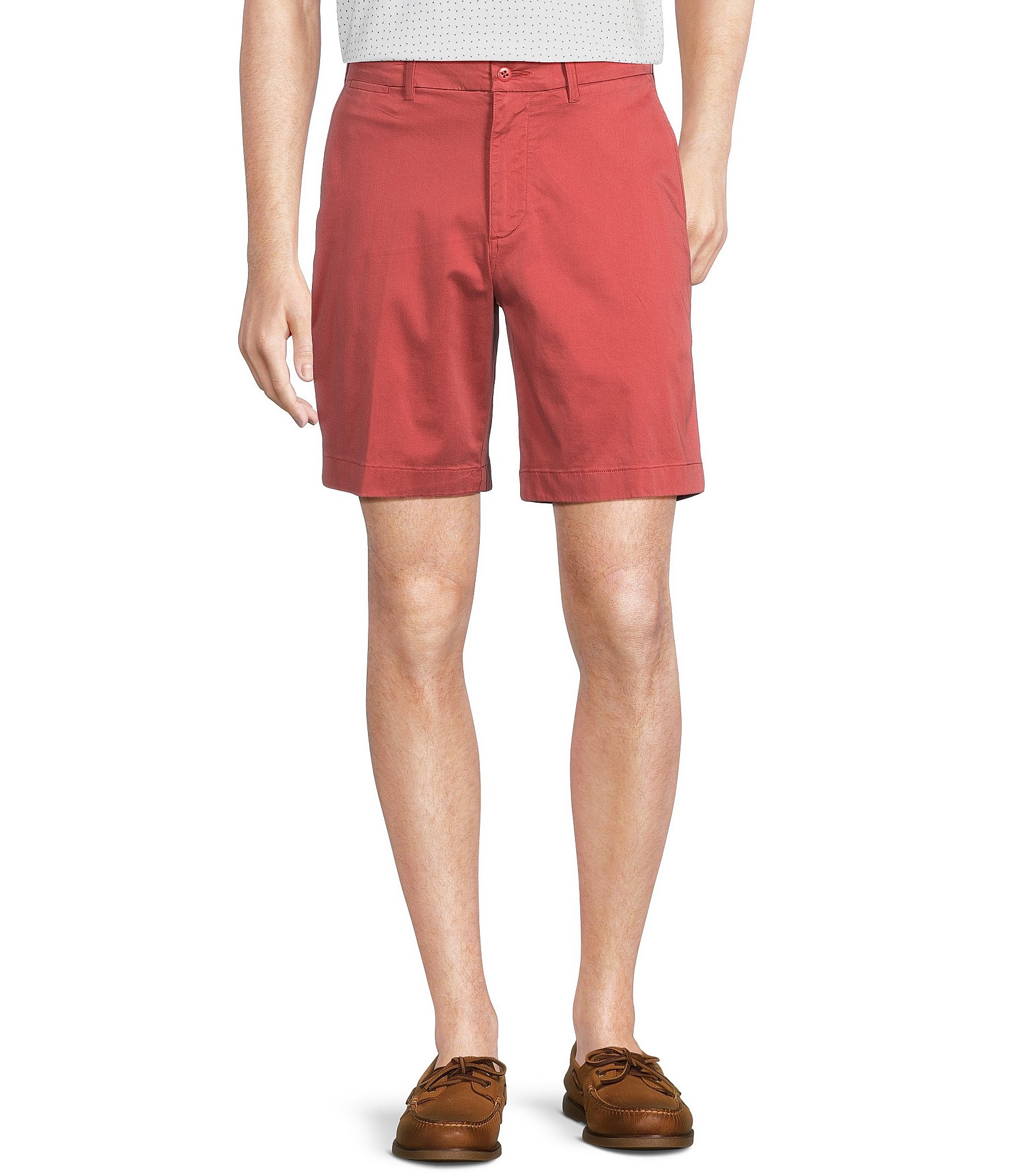 Cremieux Blue Label Madison Classic Fit Garment-Dyed 9#double; Inseam Shorts