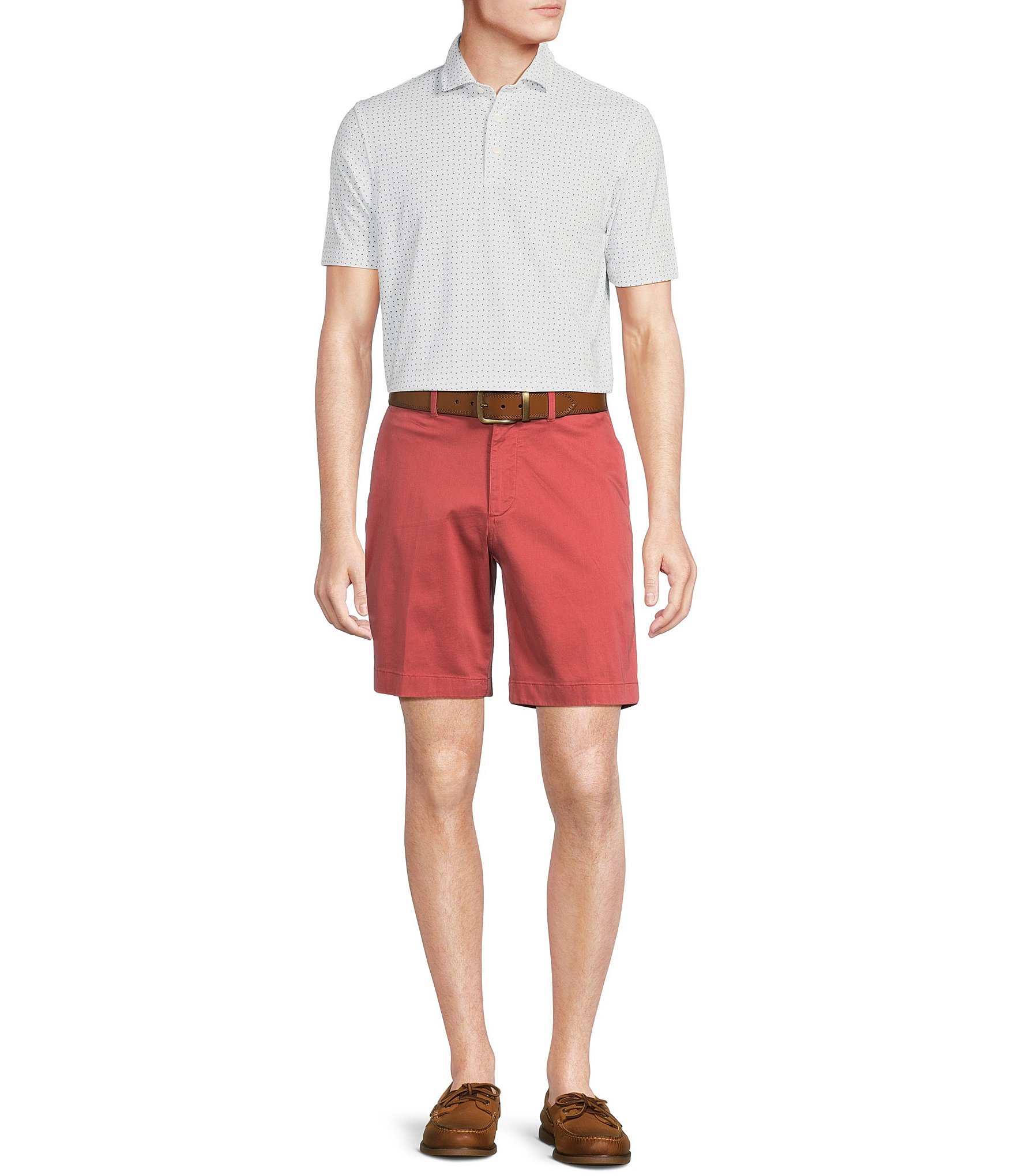 Cremieux Blue Label Madison Classic Fit Garment-Dyed 9#double; Inseam Shorts