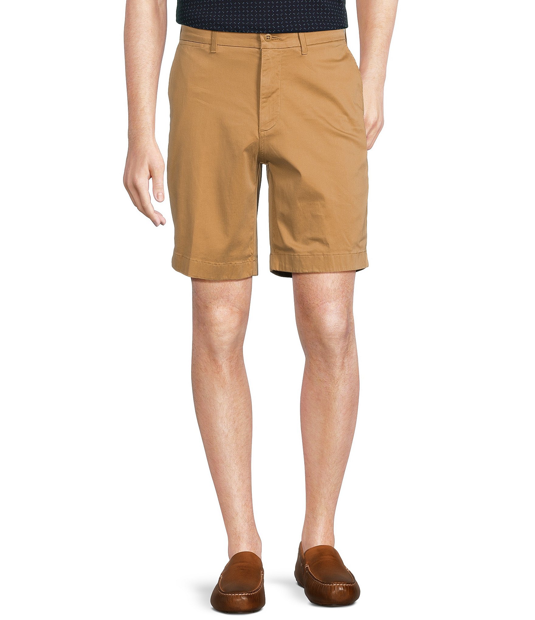 Cremieux Blue Label Madison Classic Fit Garment-Dyed 9#double; Inseam Shorts