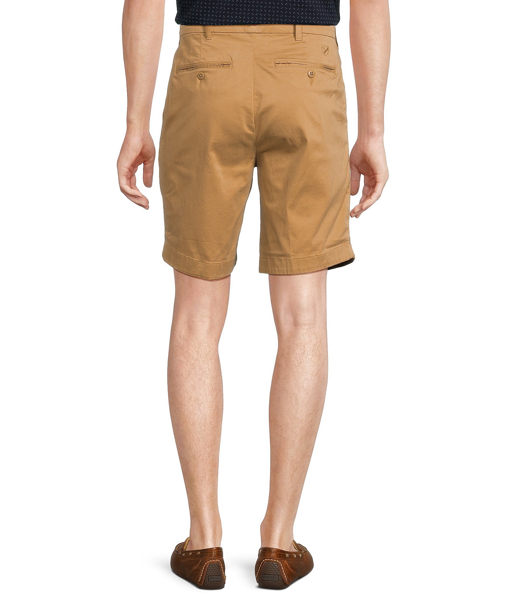 Cremieux Blue Label Madison Classic Fit Garment-Dyed 9#double; Inseam Shorts