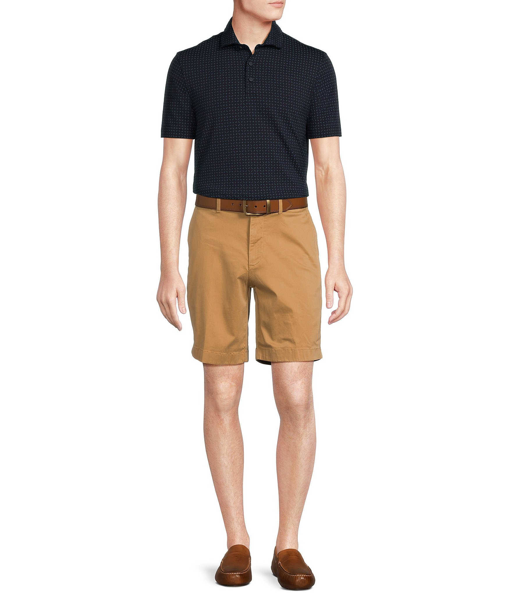 Cremieux Blue Label Madison Classic Fit Garment-Dyed 9#double; Inseam Shorts