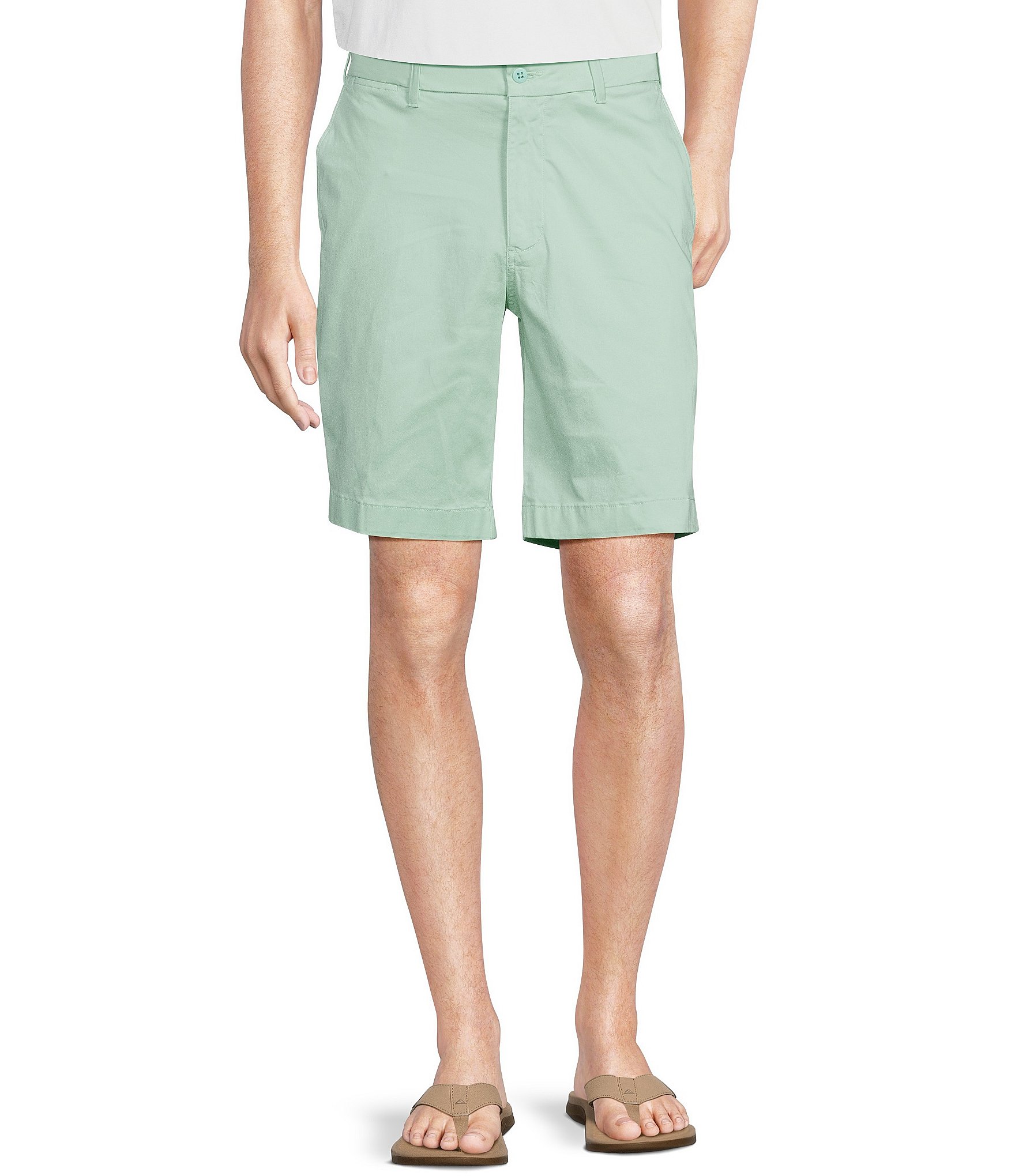 Cremieux Blue Label Madison Classic Fit Garment-Dyed 9#double; Inseam Shorts