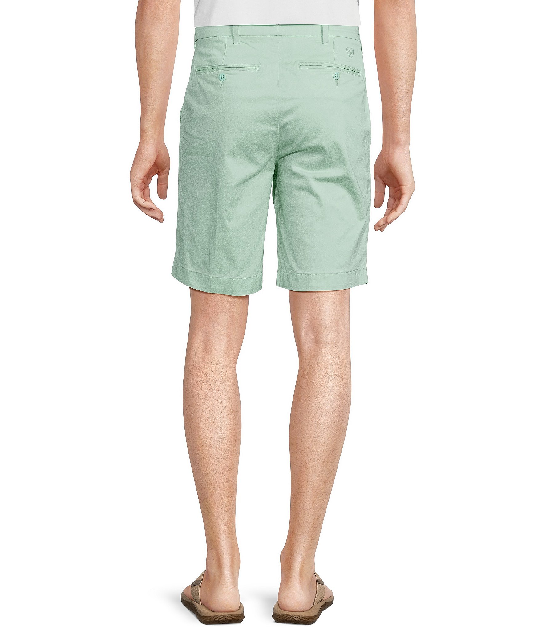 Cremieux Blue Label Madison Classic Fit Garment-Dyed 9#double; Inseam Shorts